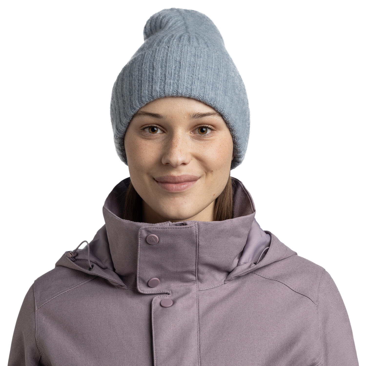 Bonnet tricoté Unisex Buff Bleu TAILLE UNIQUE 3/5