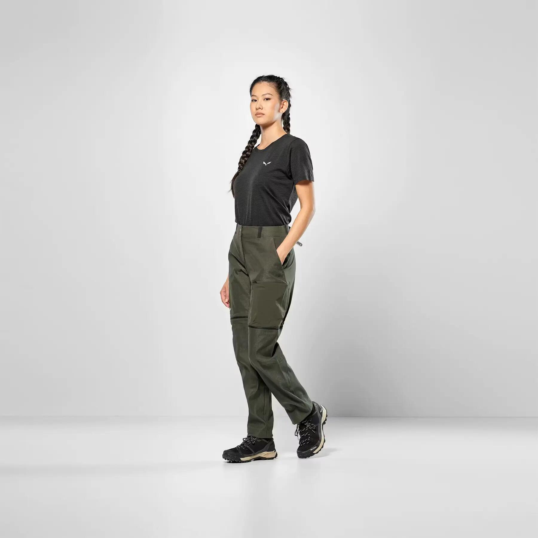 Pantalones 2 en 1 para mujer Salewa Puez Hemp 4/5