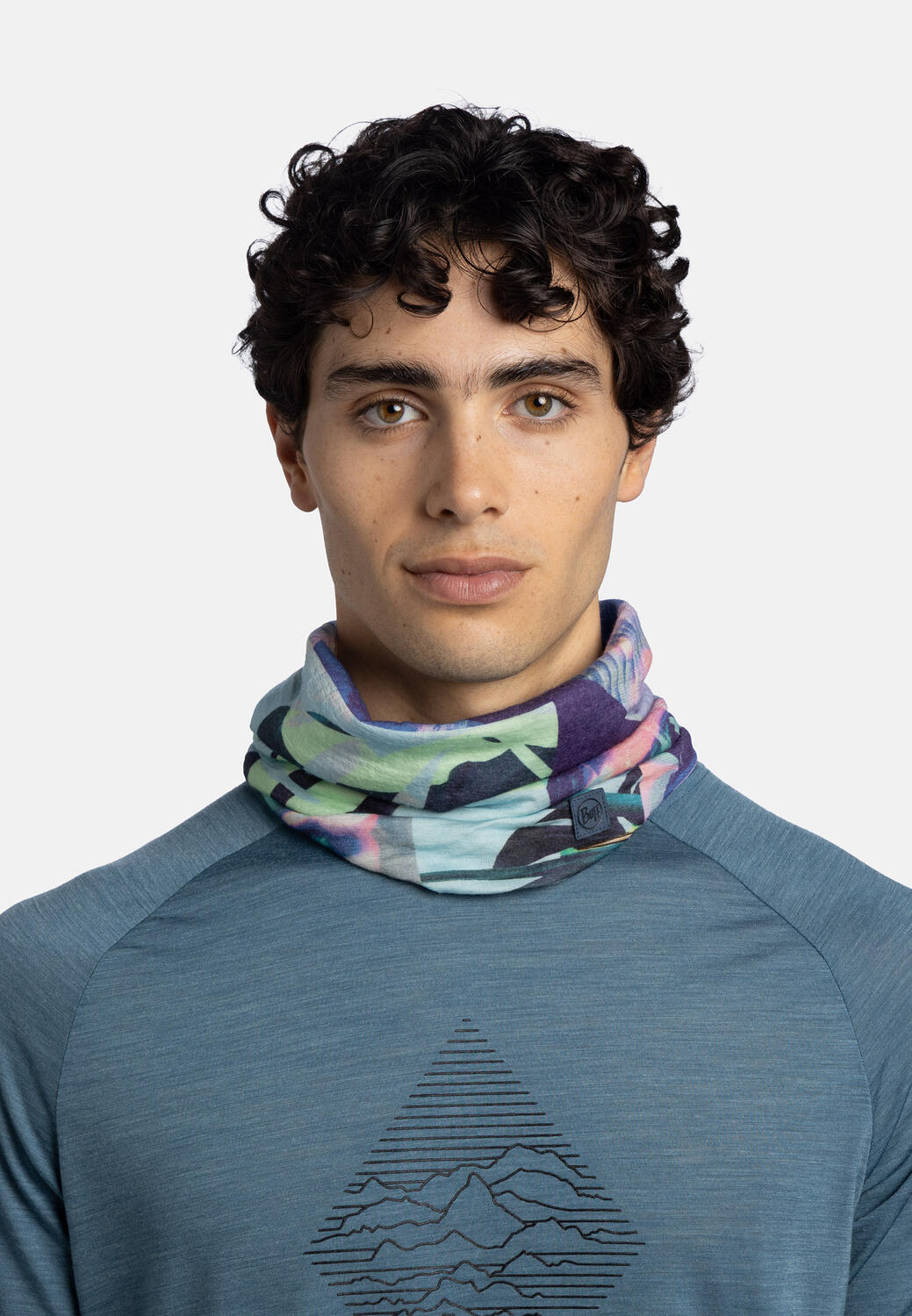 Merino Lightweight Prints Unisex Buff Multi 5/7