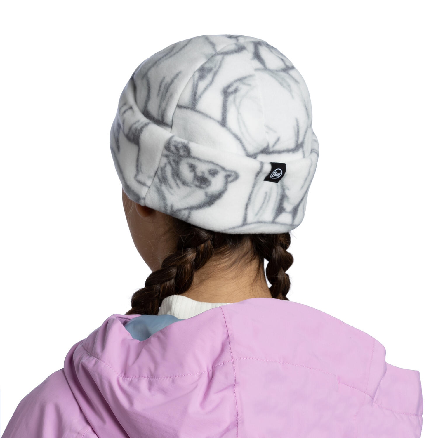 Gorro Polar Pattern Unisex Buff Blanco 4/5