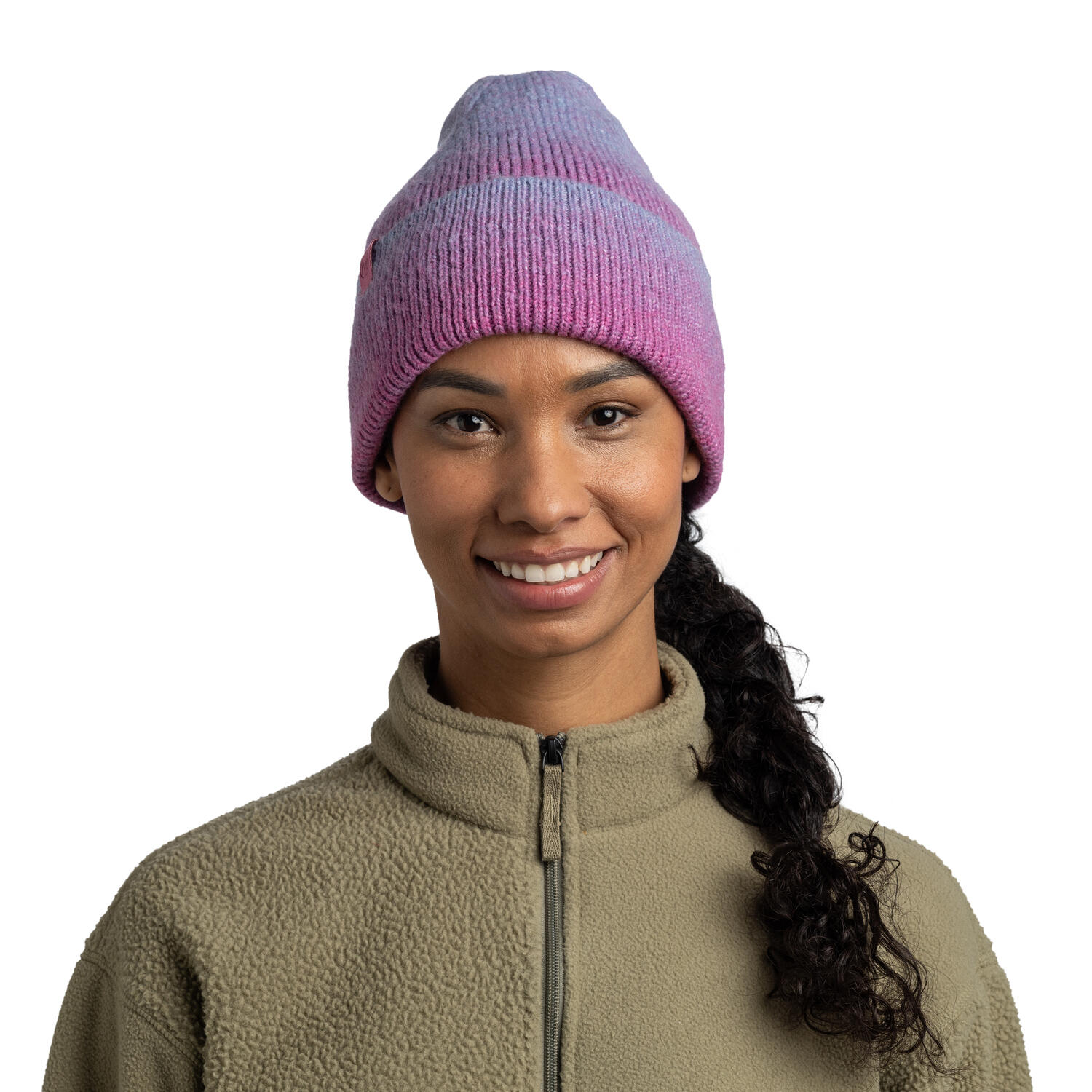 Gorro Knitted Unisex Buff Morado 5/7
