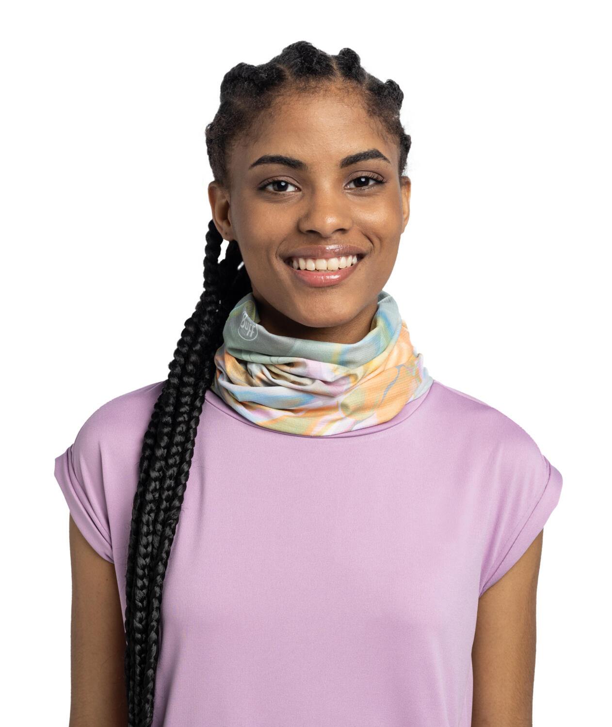 Braga de cuello CoolNet UV® Insect Shield Unisex Buff Verde 4/7