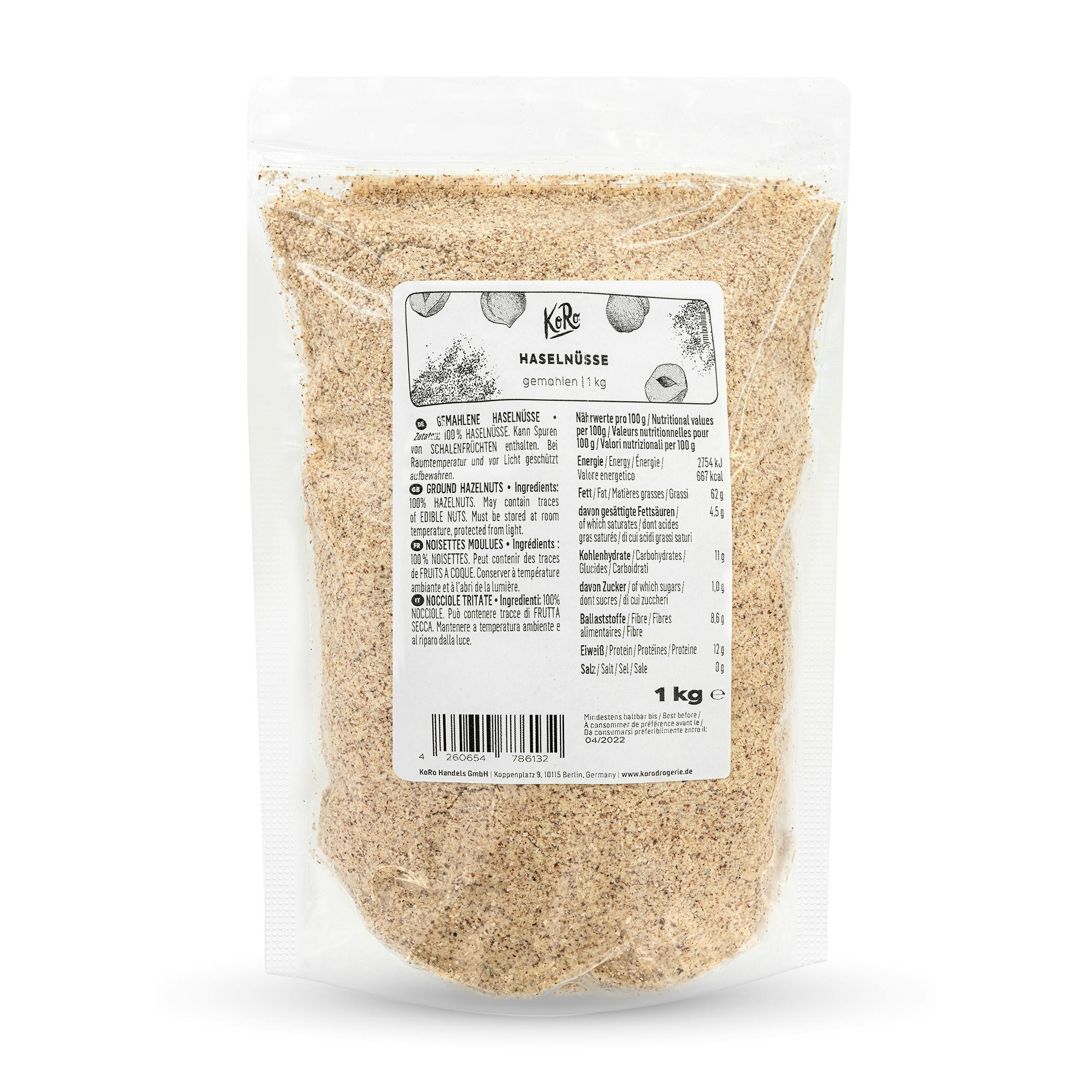 Nocciole macinate | 1 kg 1/6