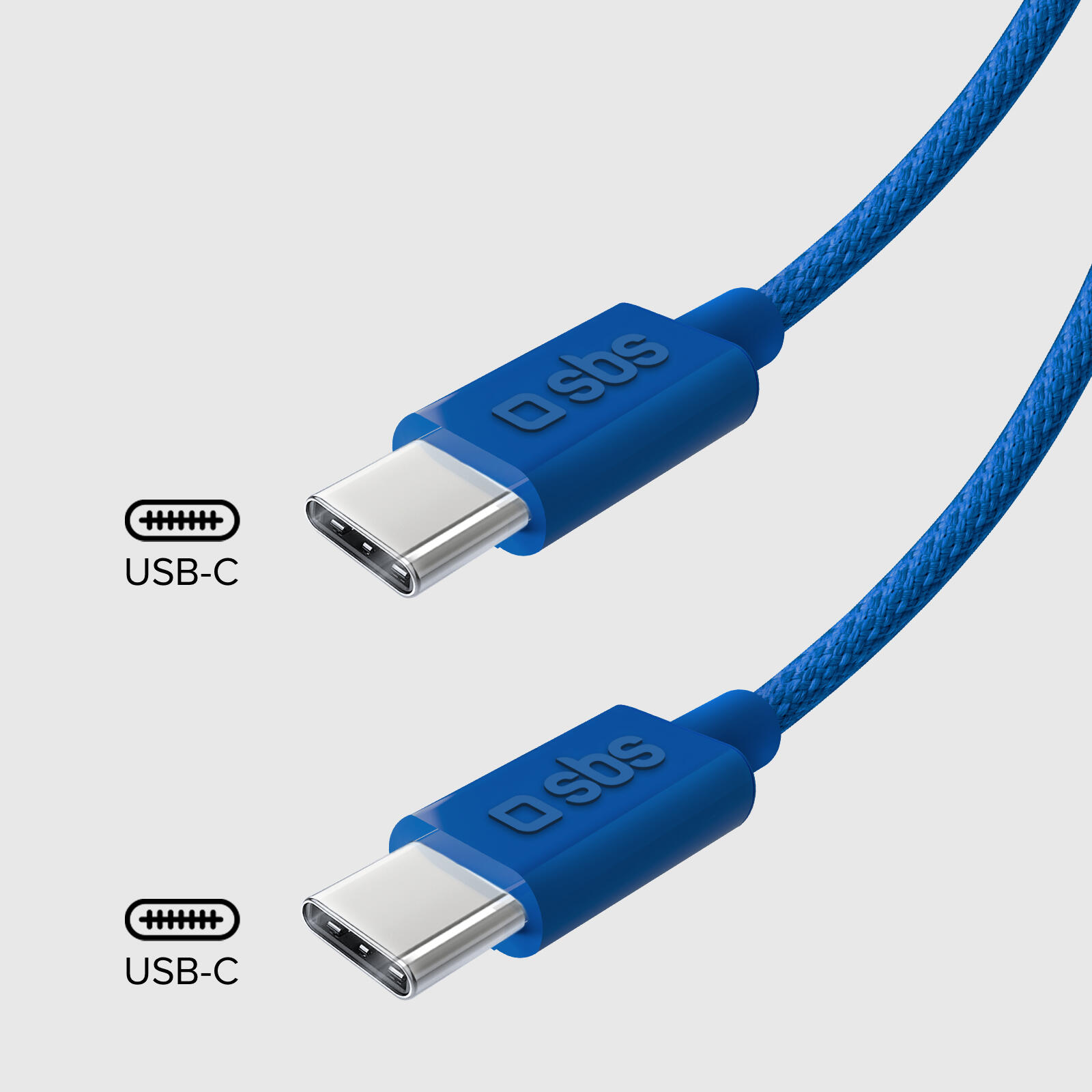 Cavo USB-C - USB-C in tessuto con fermacavo, 1.5 metri 2/7
