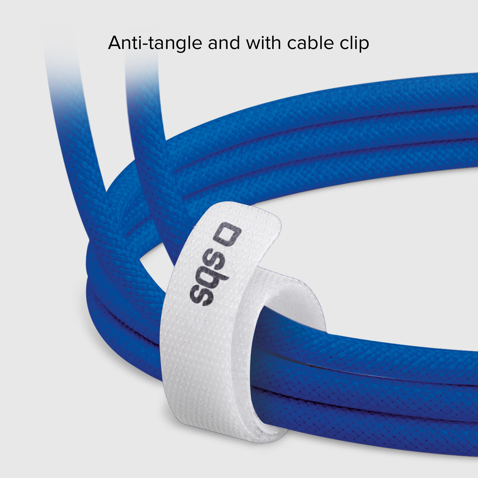Cavo USB-C - USB-C in tessuto con fermacavo, 1.5 metri 4/7