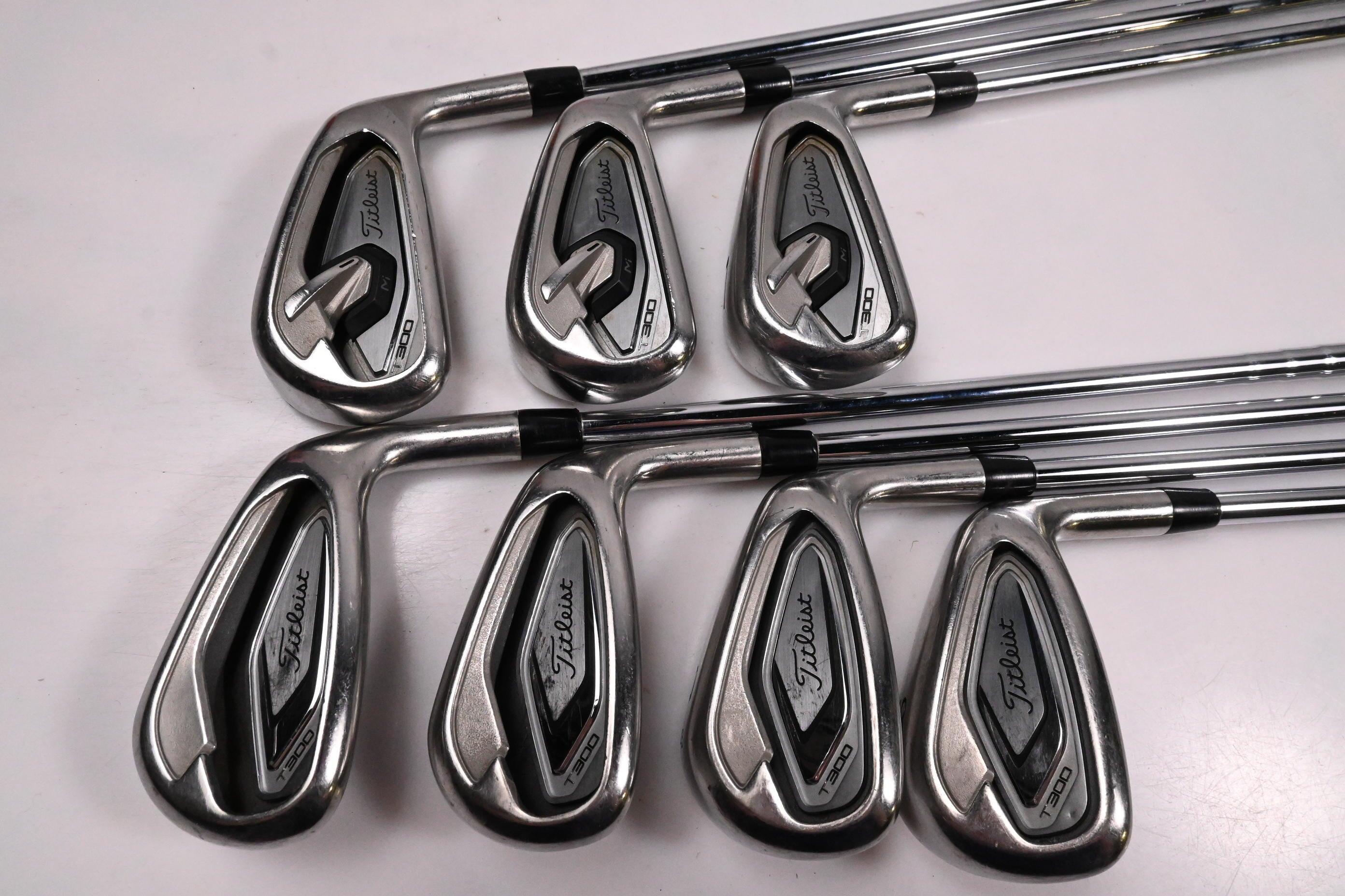 Titleist T300 2019 Irons / 5-PW+48° / Stiff Flex AMT Black S300 