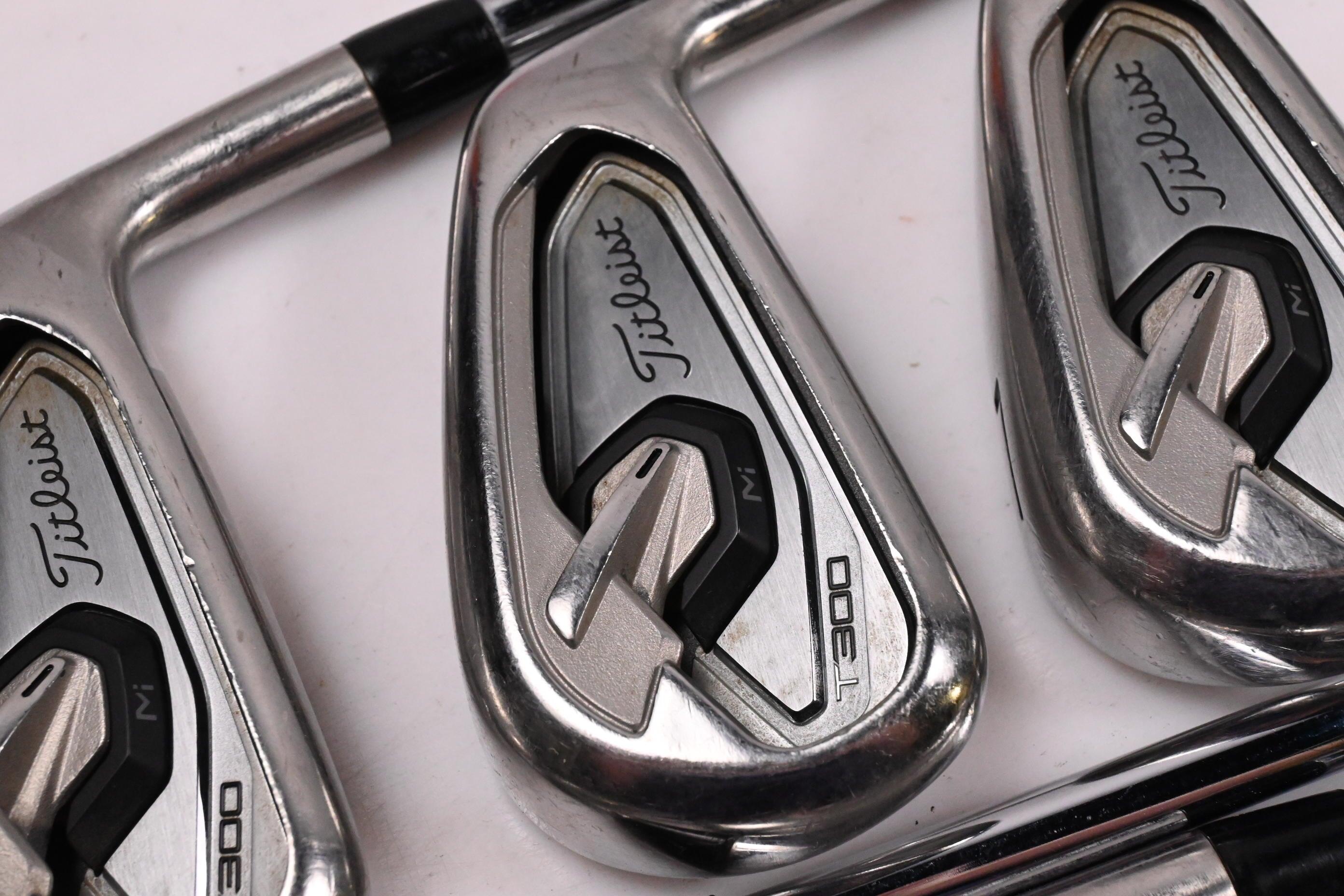 Titleist T300 2019 Irons / 5-PW+48° / Stiff Flex AMT Black S300 