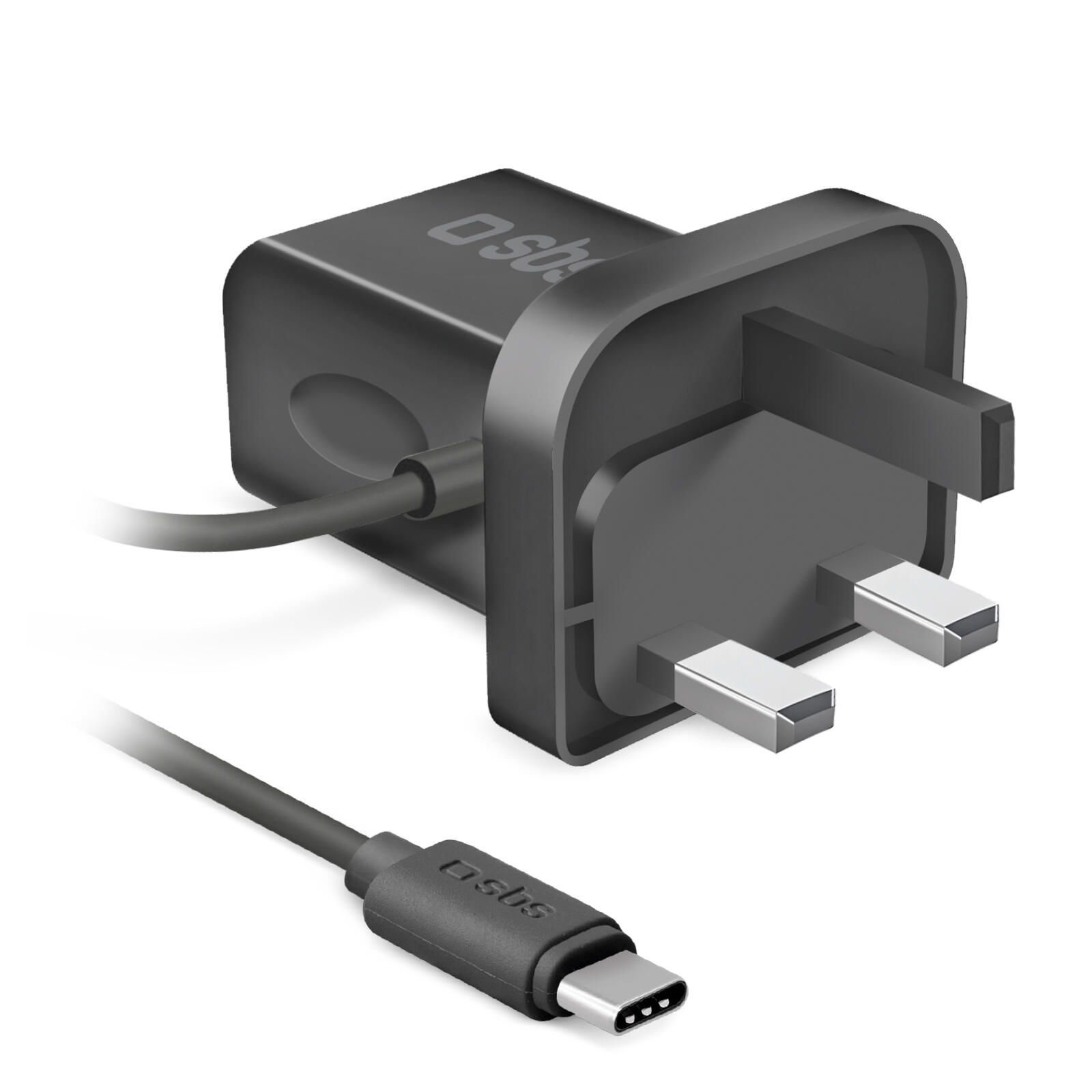 Caricatore UK ricarica ultra rapida con cavo USB-C integrato 1/4