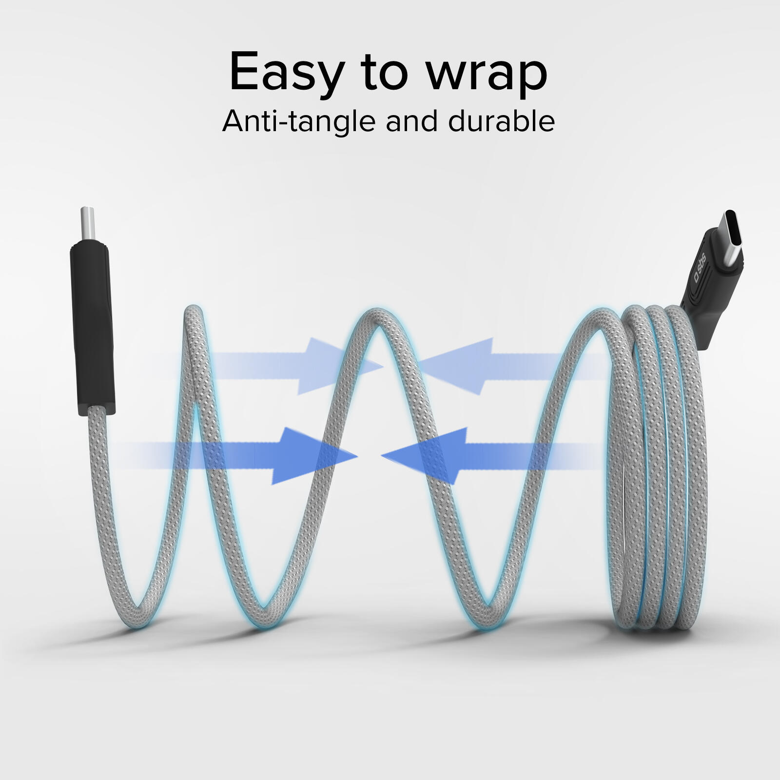Cavo USB-C - USB-C con finitura magnetica, 1 metro 2/7
