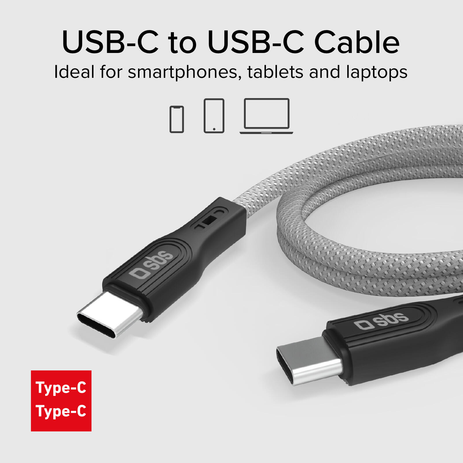 Cavo USB-C - USB-C con finitura magnetica, 1 metro 6/7