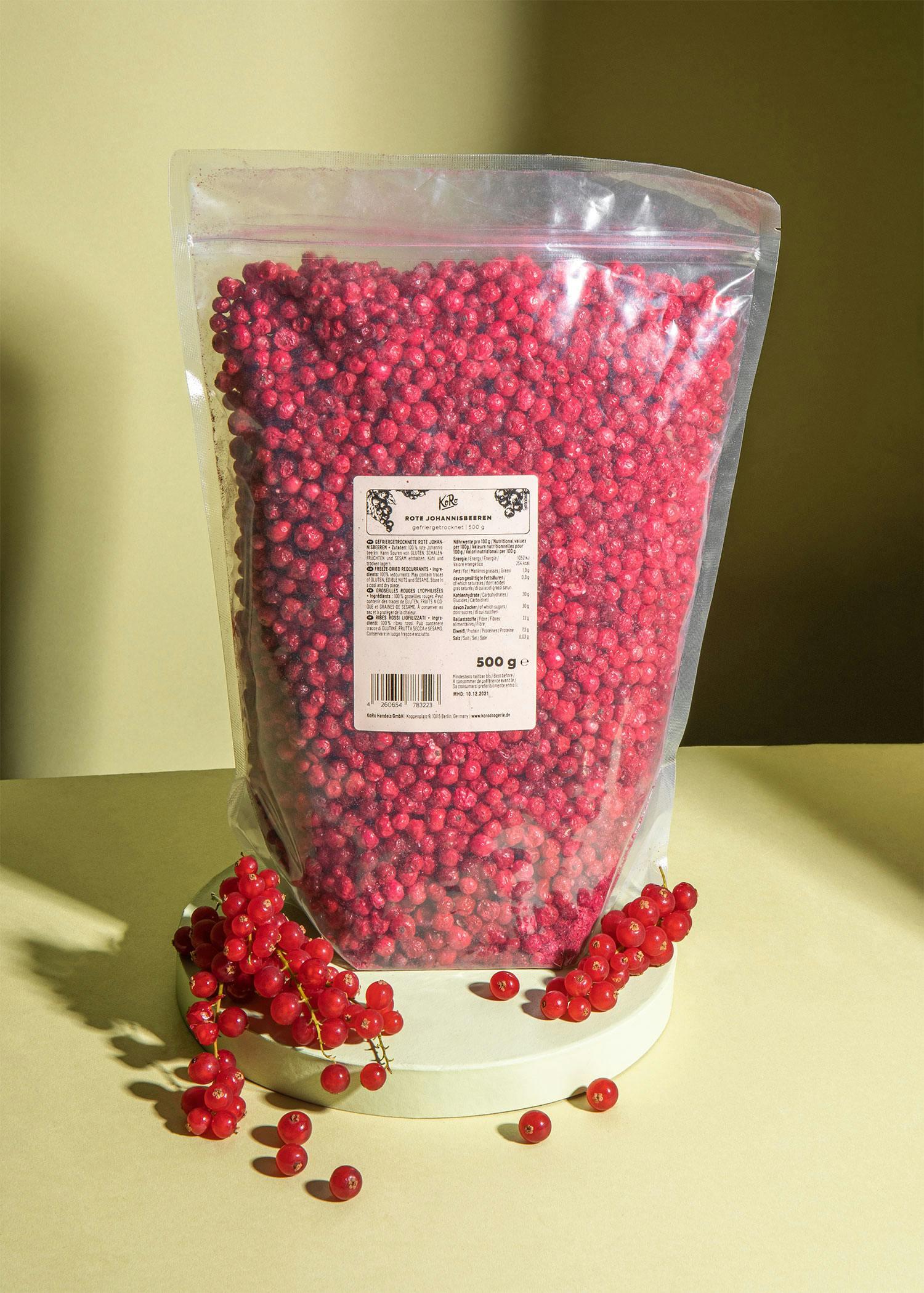 KoRo - Groseilles lyophilisées - 500 g 2/6
