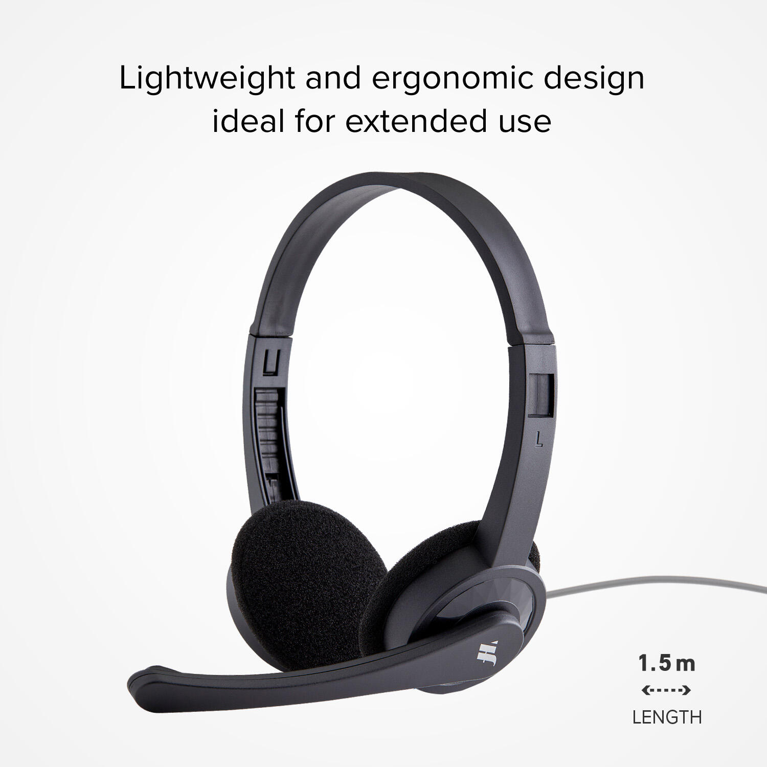 Casque filaire avec microphone réglable 2/4
