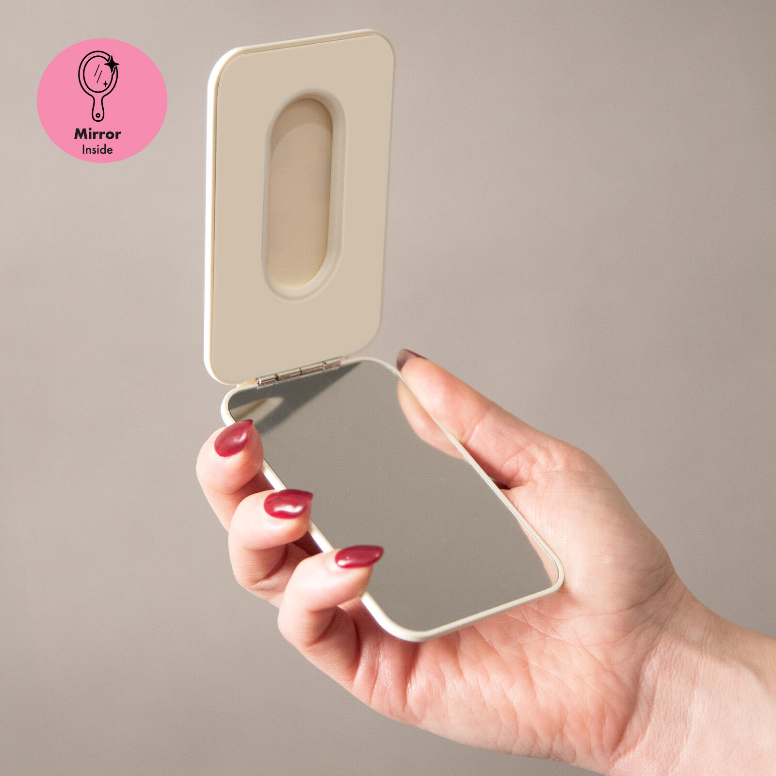 Portafoglio con aggancio magnetico e specchio integrato 5/5