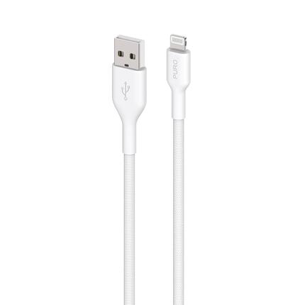 Stroom- en datasynchronisatiekabel van Fabrik, van USB-A naar Lightning (1,2 m).