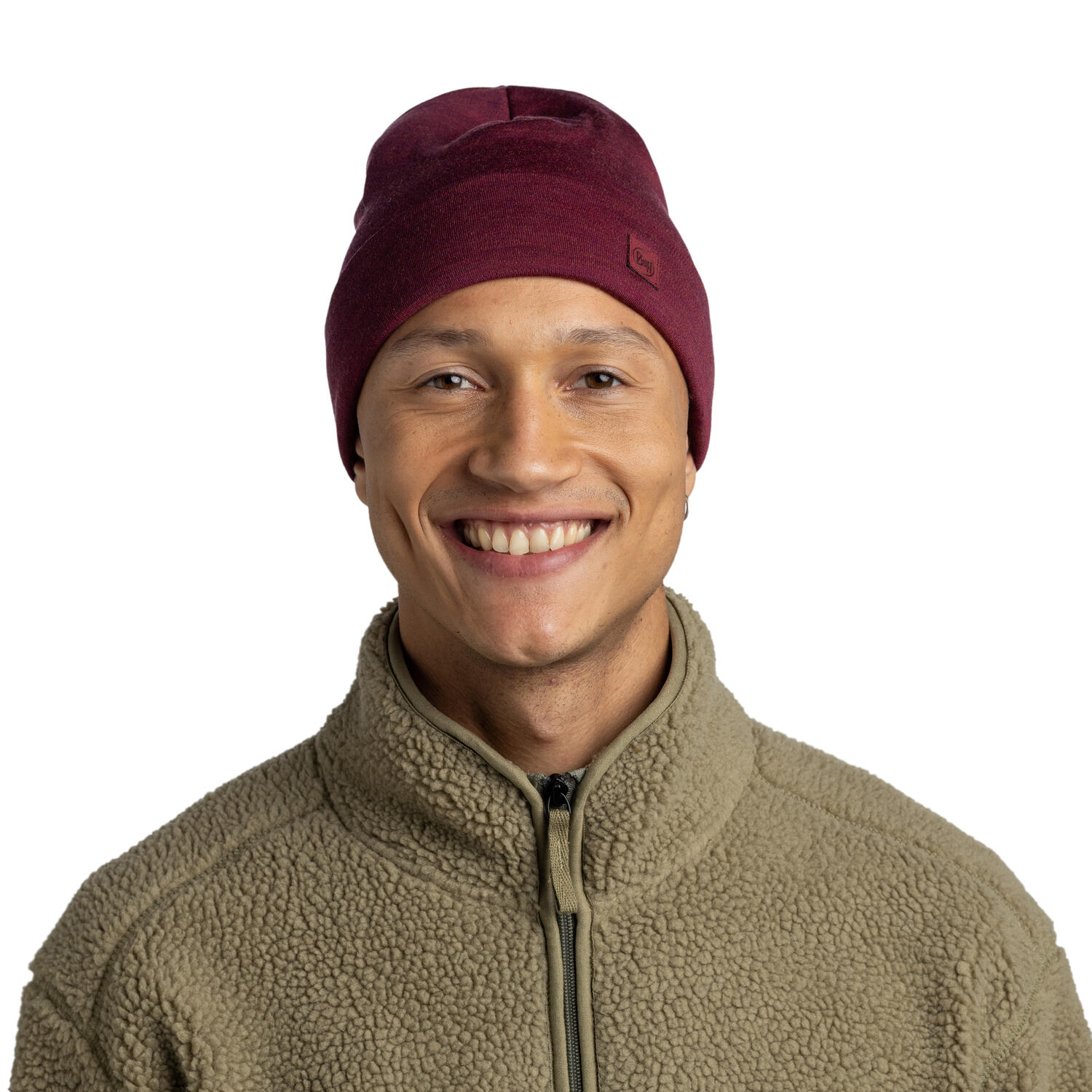 Gorro Merino Heavyweight Unisex Buff Gris 4/6