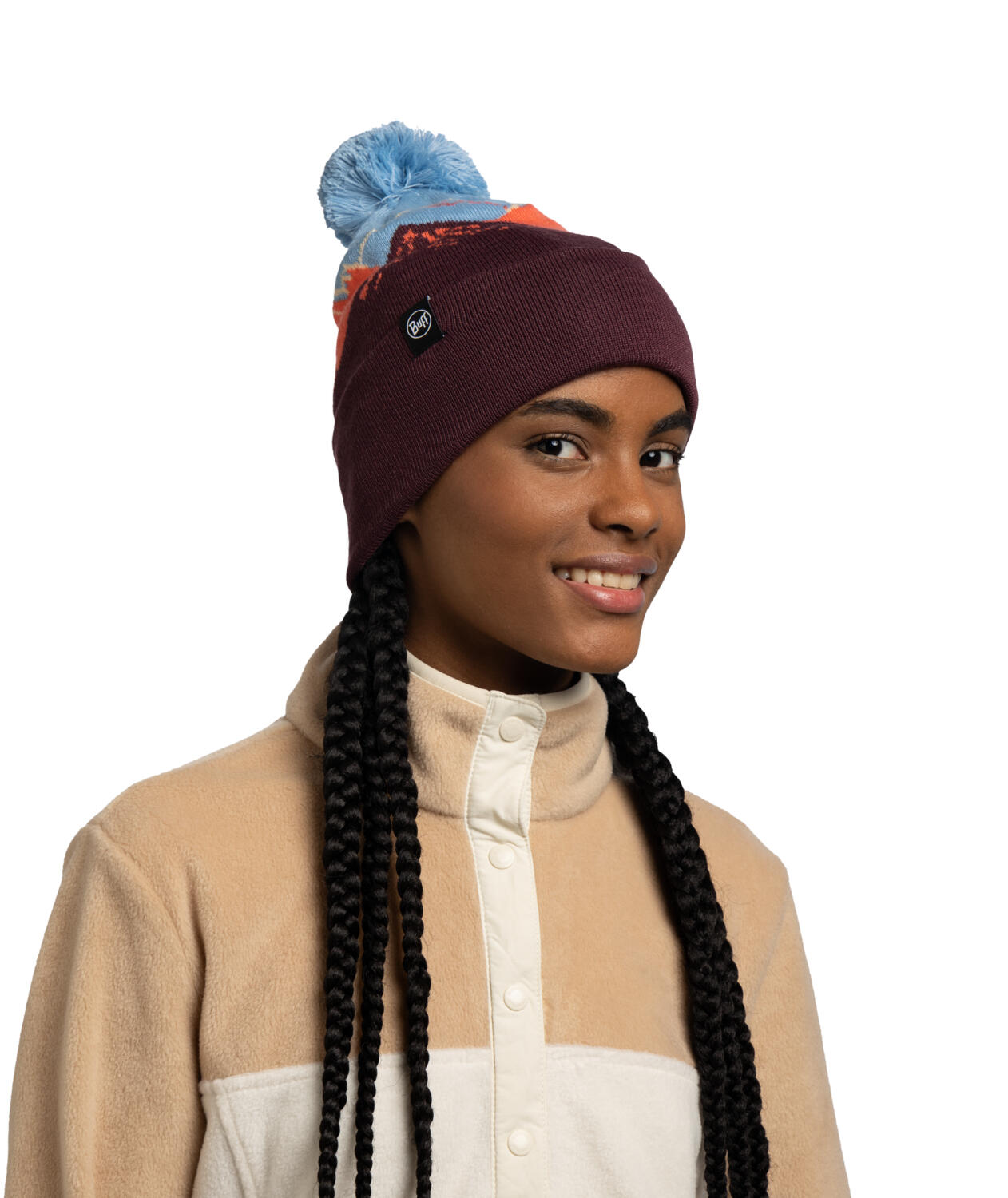 Knitted Hat BURGUNDY - 4/6