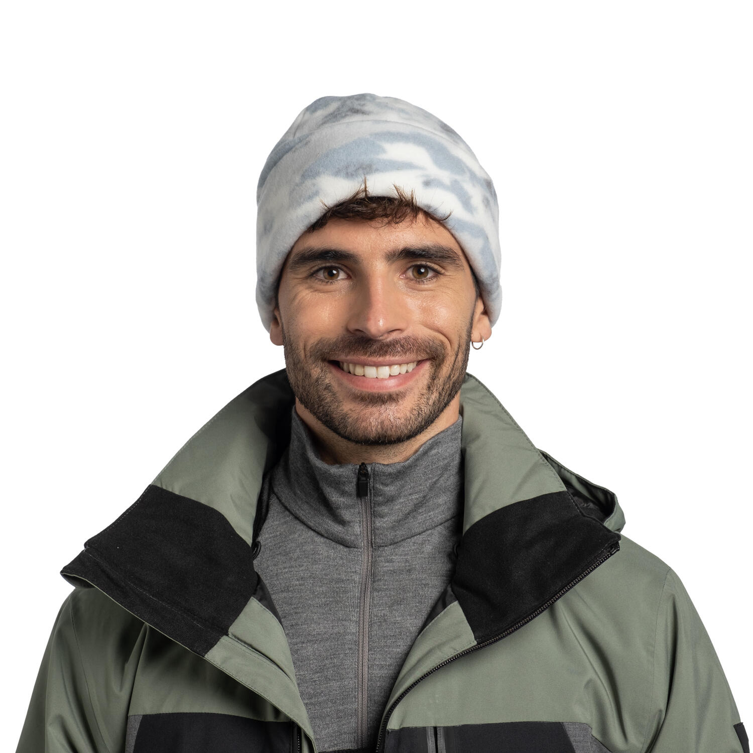 Czapka BUFF POLAR PRINTS BEANIE COMAT SNOW 5/7