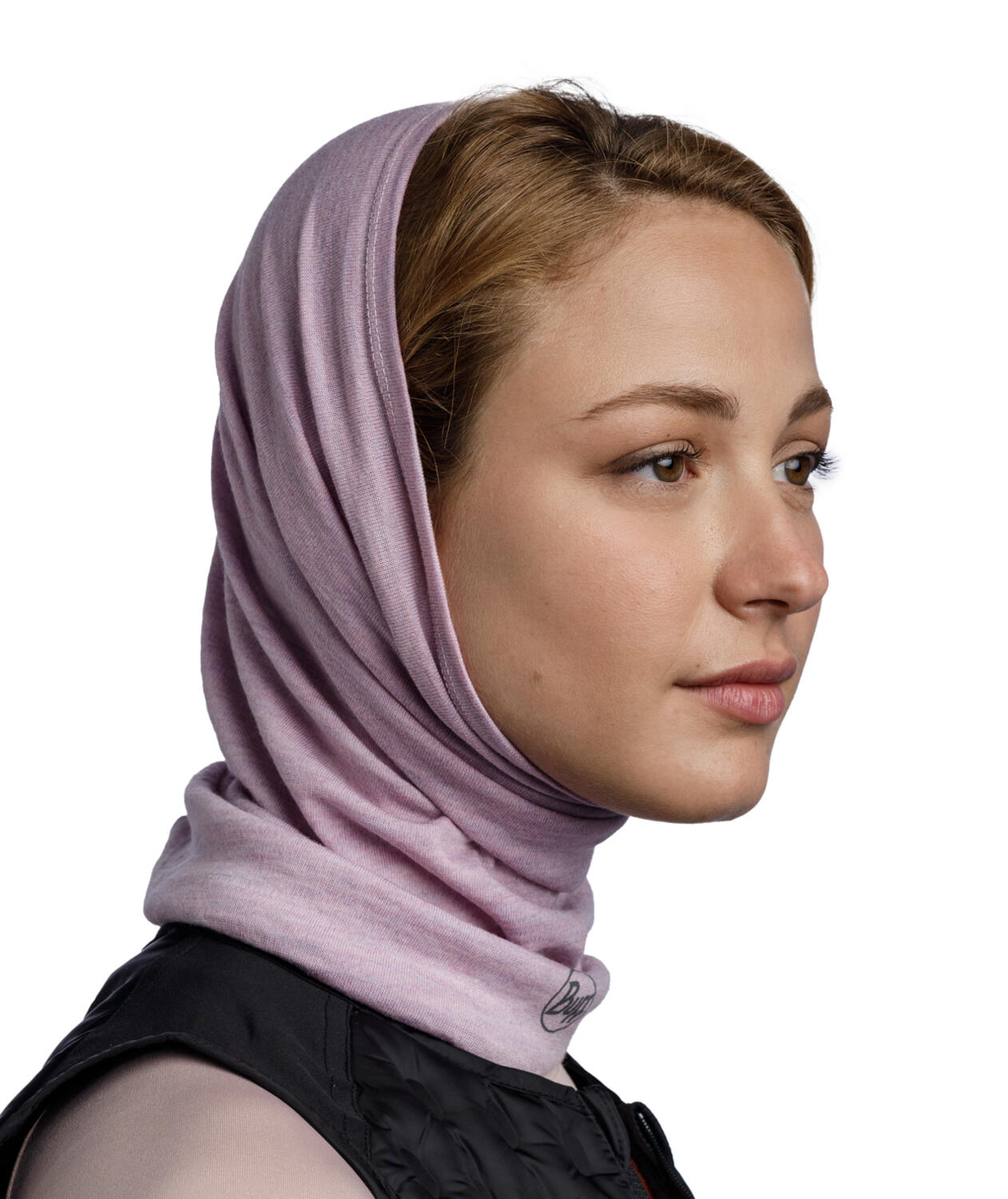 Braga de cuello Merino Midweight Unisex Buff Rosa 2/7