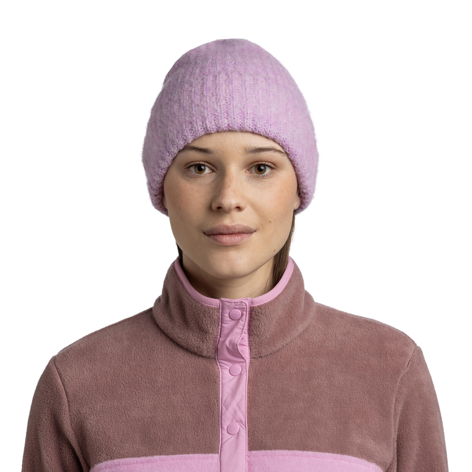 Gorro Knitted Unisex Buff Rosa 3/5