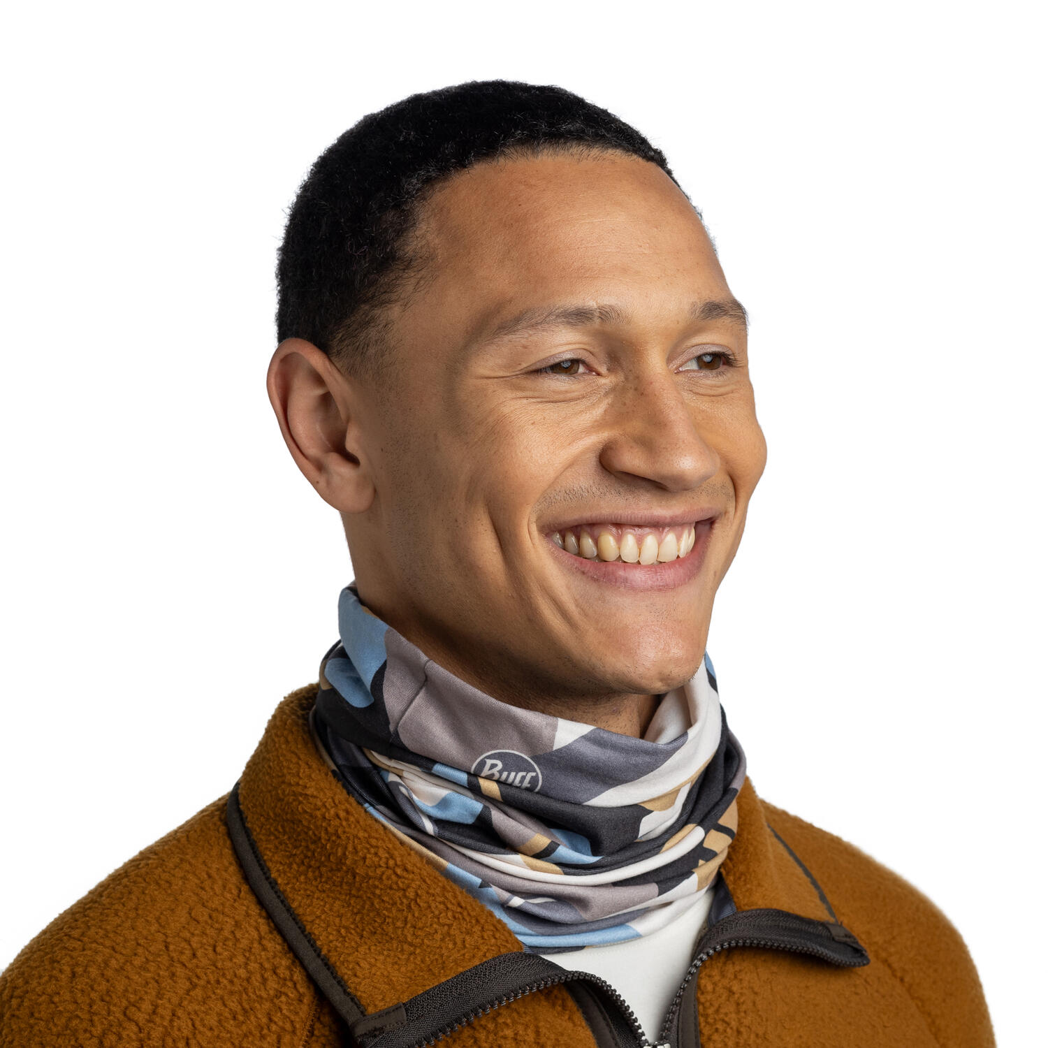257 multifunctionele nekwarmer multicolor met PrimaLoft® isolatie 6/7