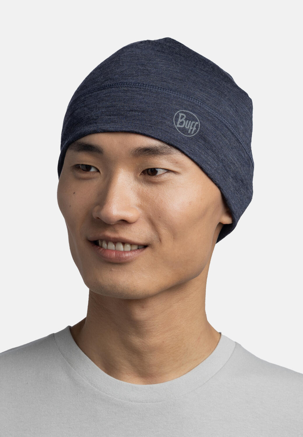 Buff Merino Lightweight Beanie Blu scuro 6/7