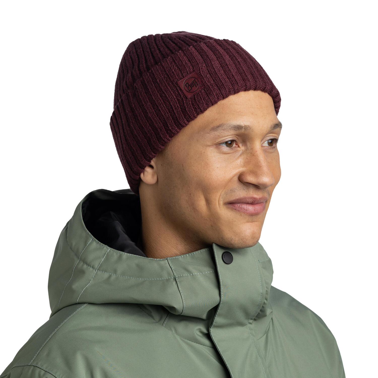Gorro Knitted Unisex Buff Rojo 4/5