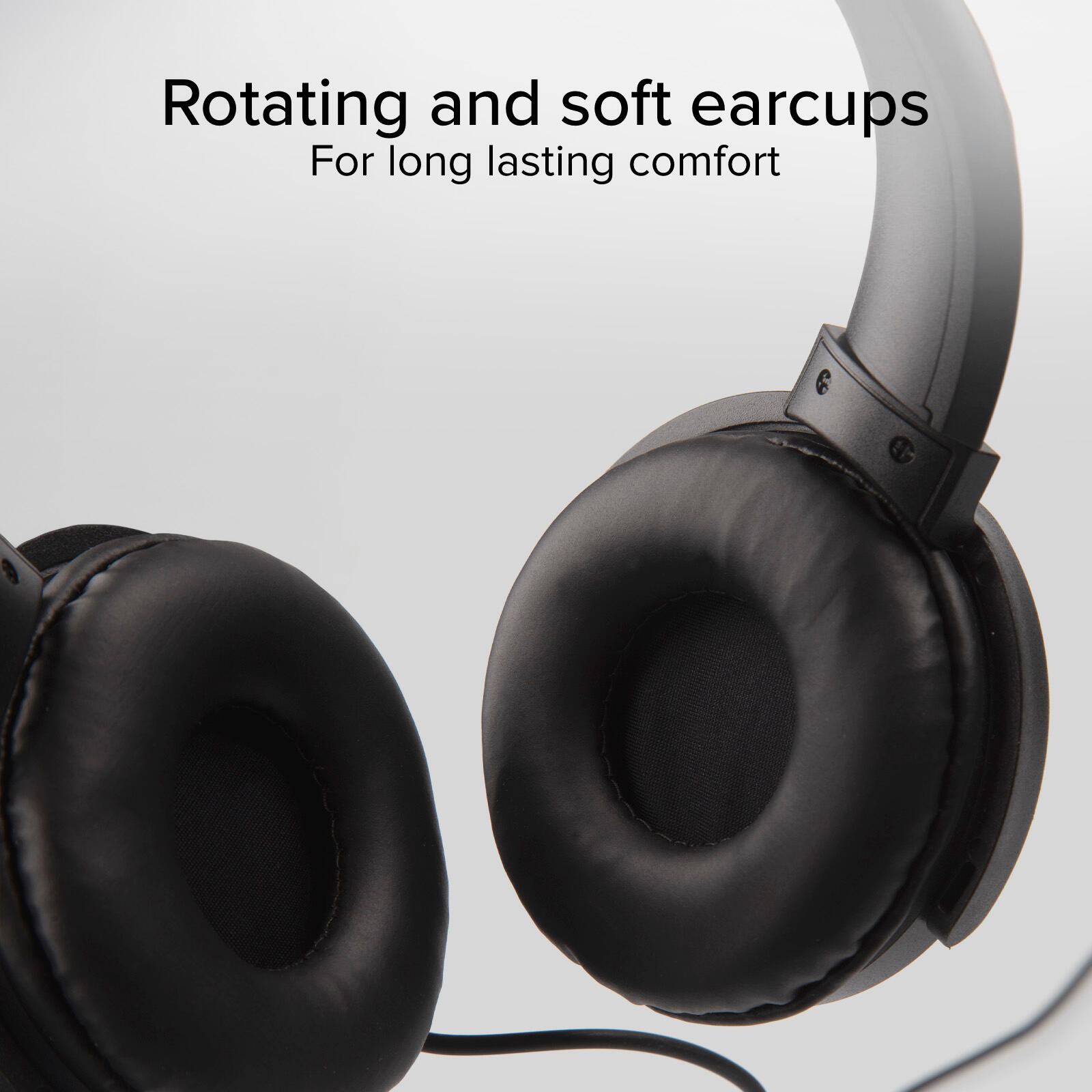 Casque filaire avec coussinets rembourrés rotatifs 3/7