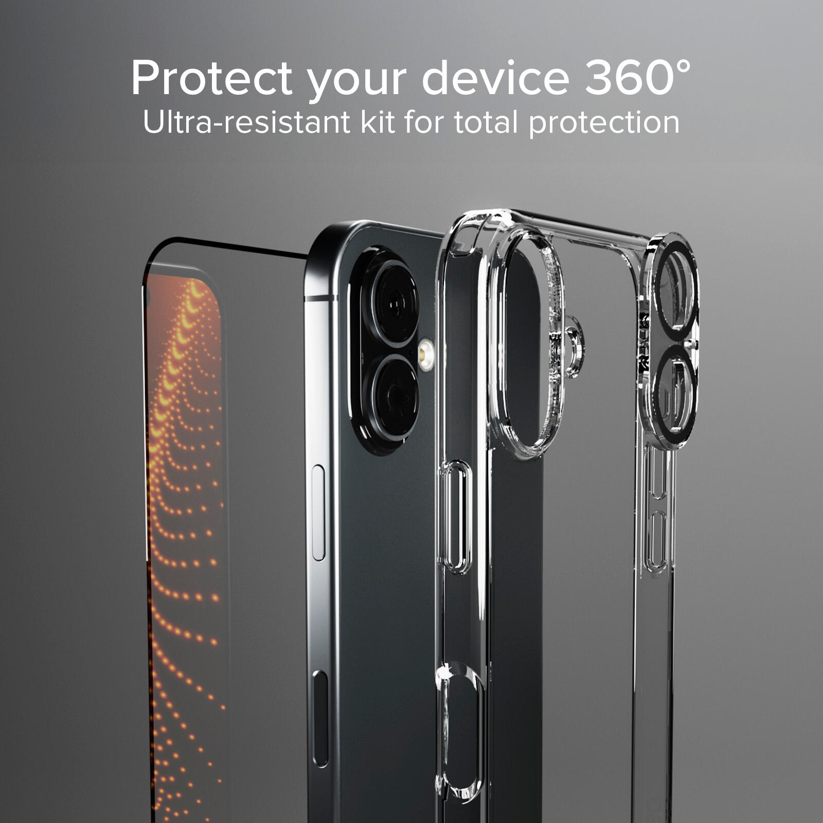 Kit Protezione totale D3O per iPhone 16 3/6