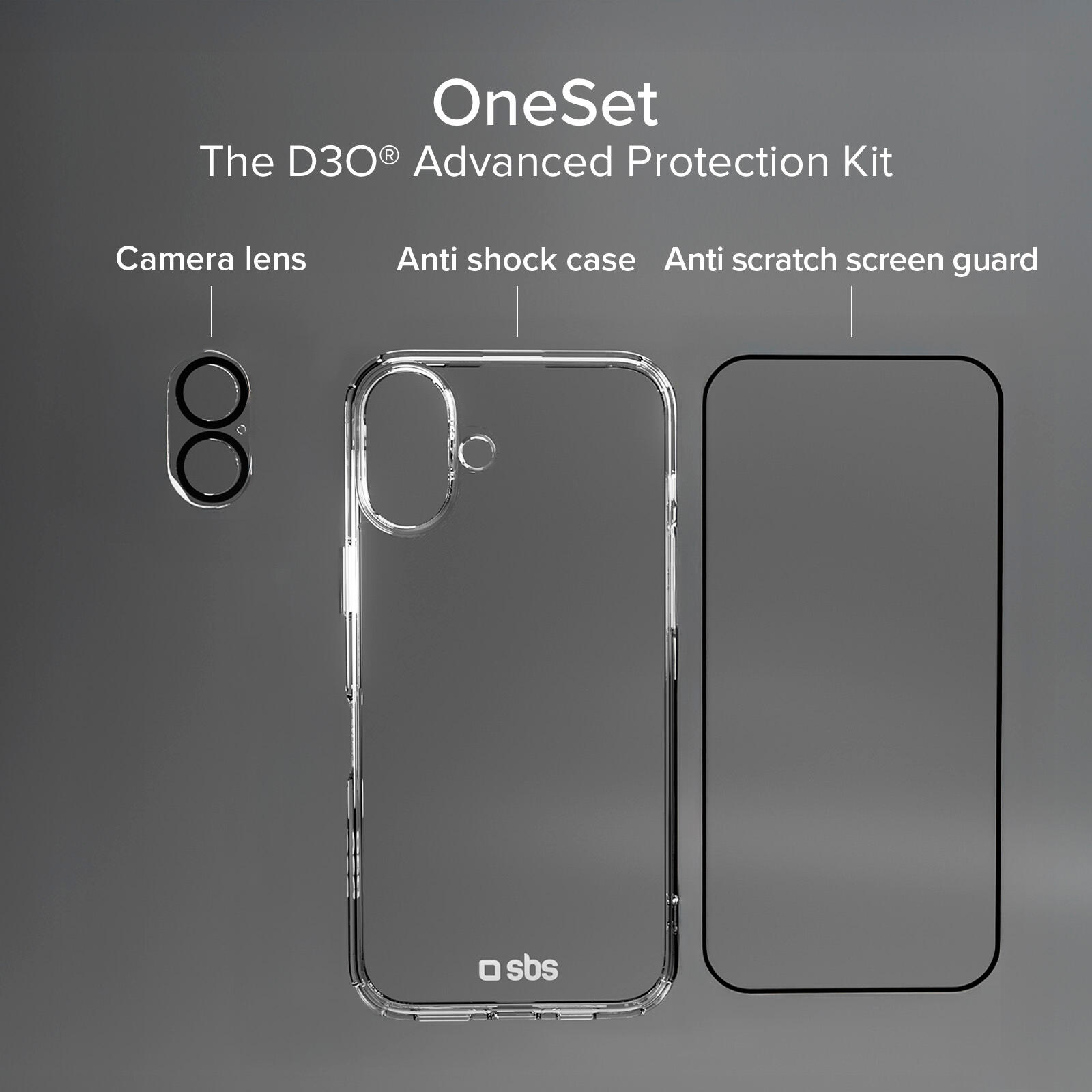 Kit Protezione totale D3O per iPhone 16 2/6