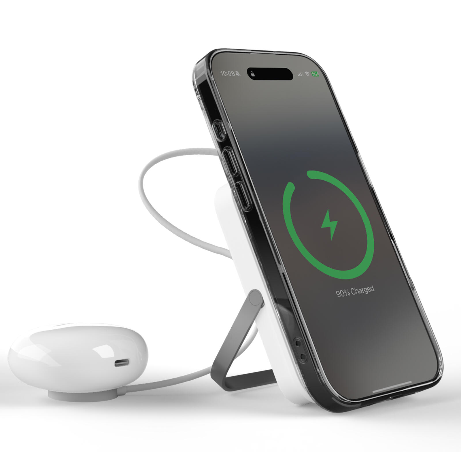 Zapasowa bateria indukcyjna Pure 10000 mAh MagSafe z podstawką 5/6
