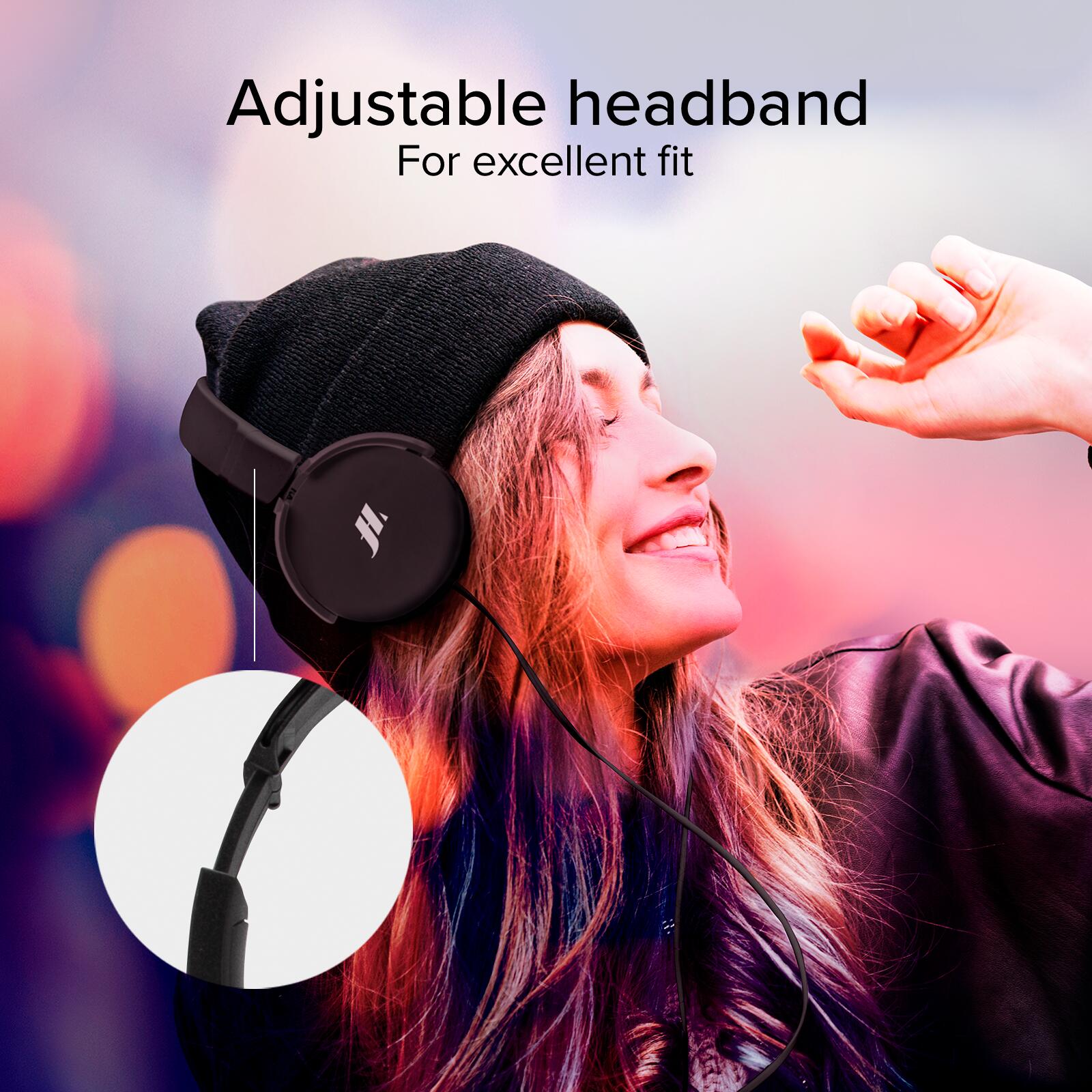 Casque filaire avec coussinets rembourrés rotatifs 5/7