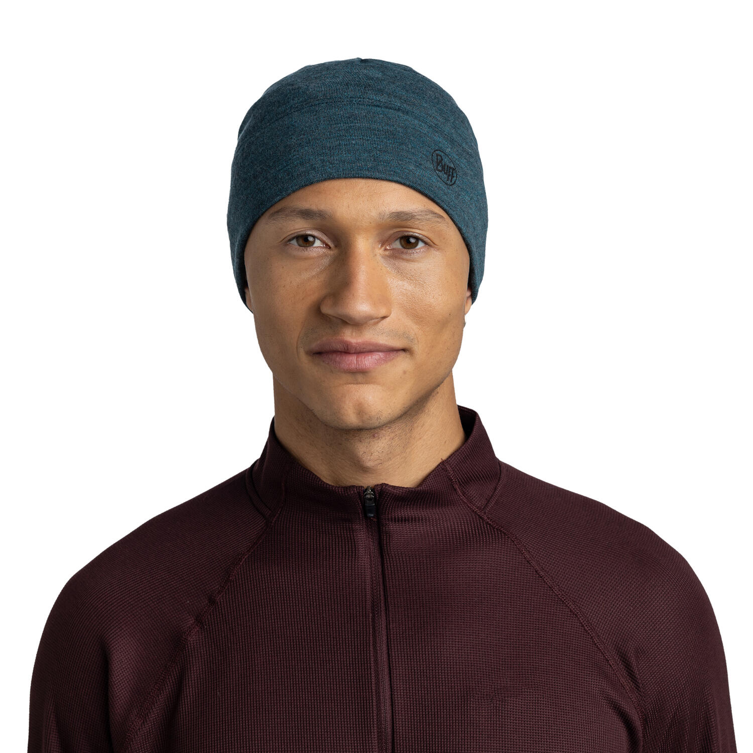 Gorro Merino Midweight Unisex Buff Verde 5/7