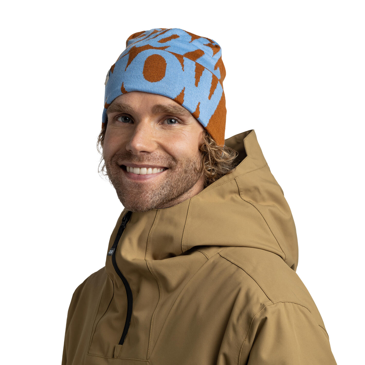 Gorro Knitted Mujer Buff Azul 3/5