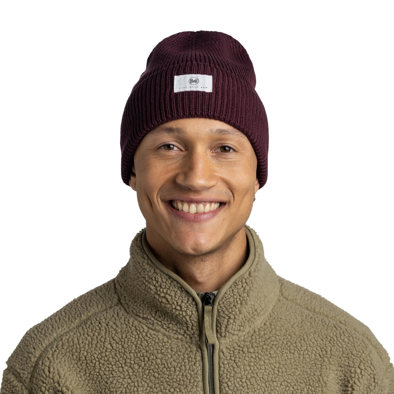 Gorro Knitted Unisex Buff Rojo 4/6