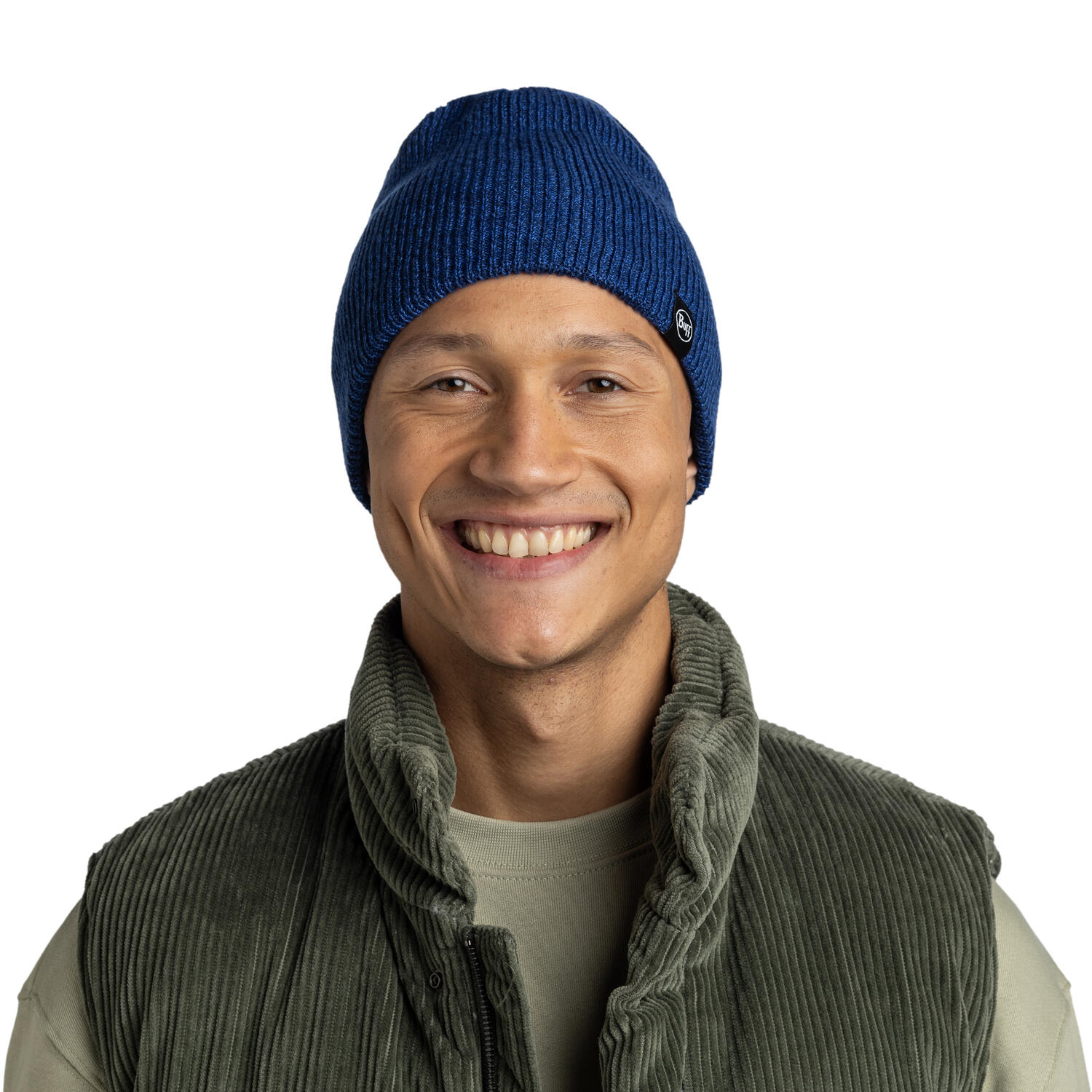 Gorro Knitted & Full Fleece Unisex Buff Azul oscuro ÚNICA 5/7
