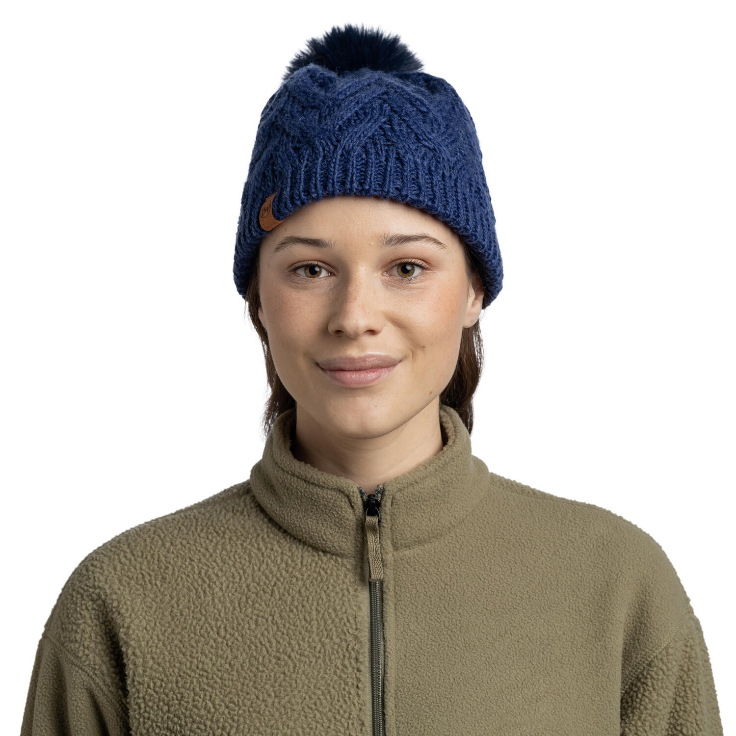 Gorro Knitted & Fleece Band Mujer Buff Azul oscuro ÚNICA 5/7