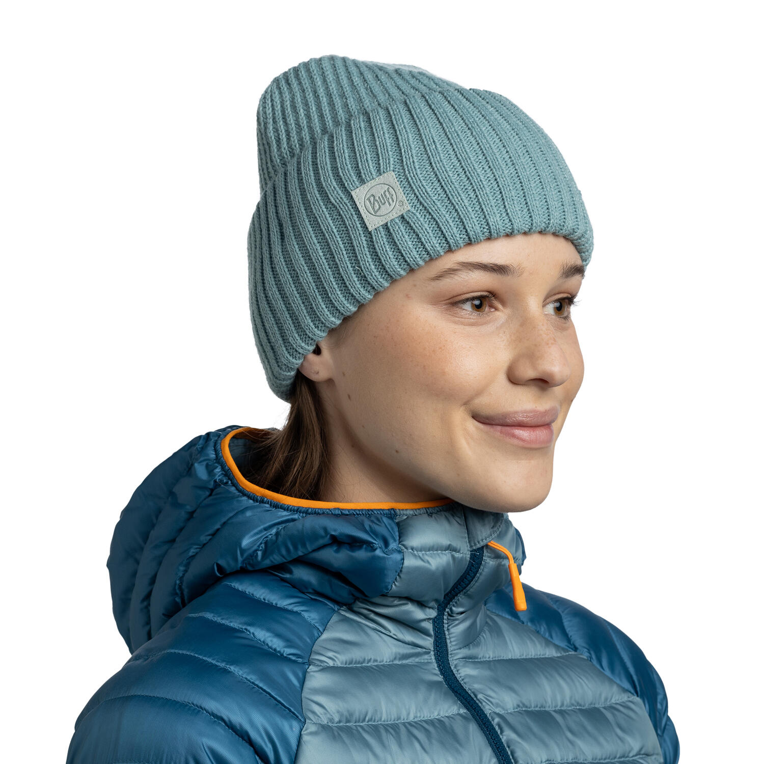 Czapka BUFF KNITTED BEANIE RUTGER BLUE GLASS 4/5