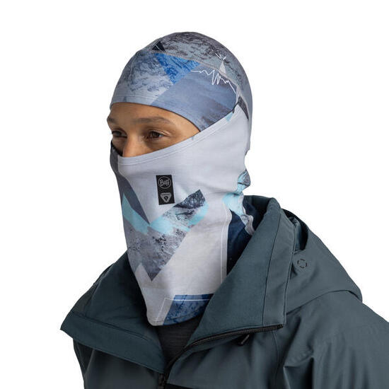 Buff ThermoNet Bivakmuts Grijs/Blauw