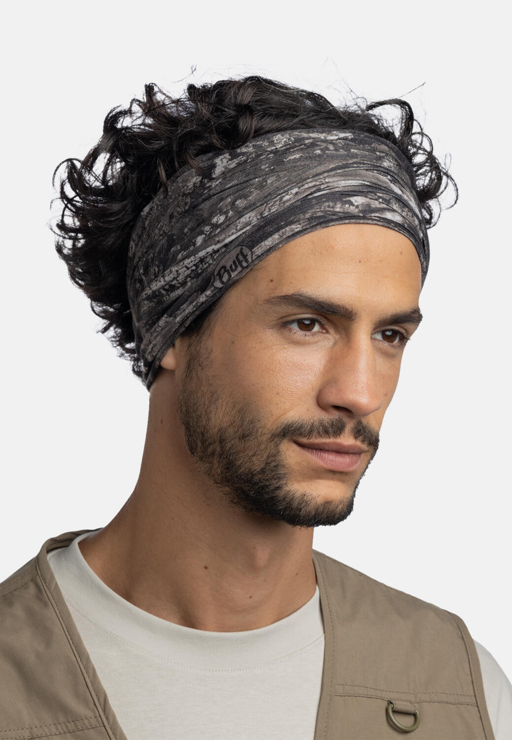 Braga de cuello CoolNet UV® Unisex Buff Gris 6/7