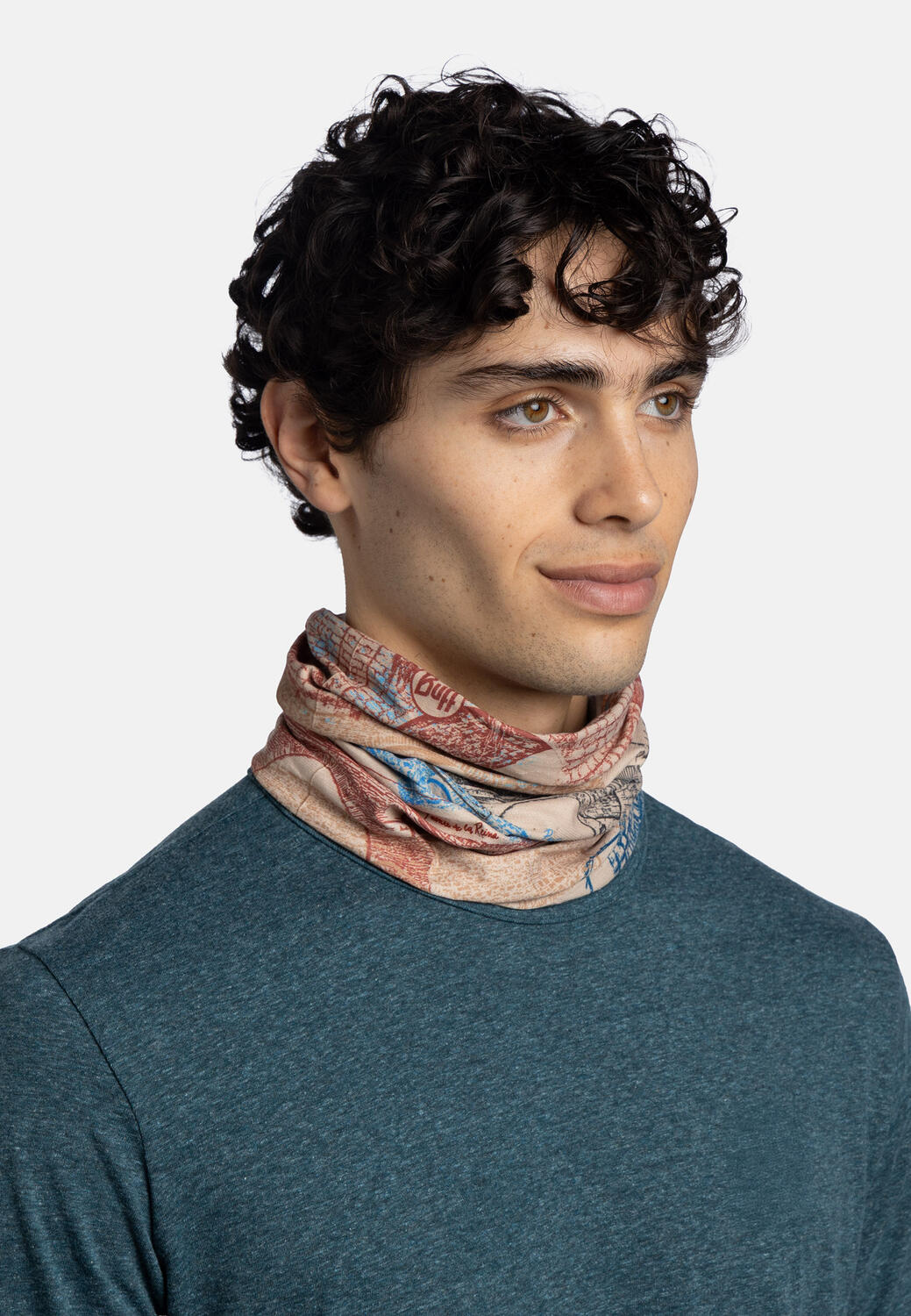 Braga de cuello CoolNet UV® Unisex Buff Blanco 5/7