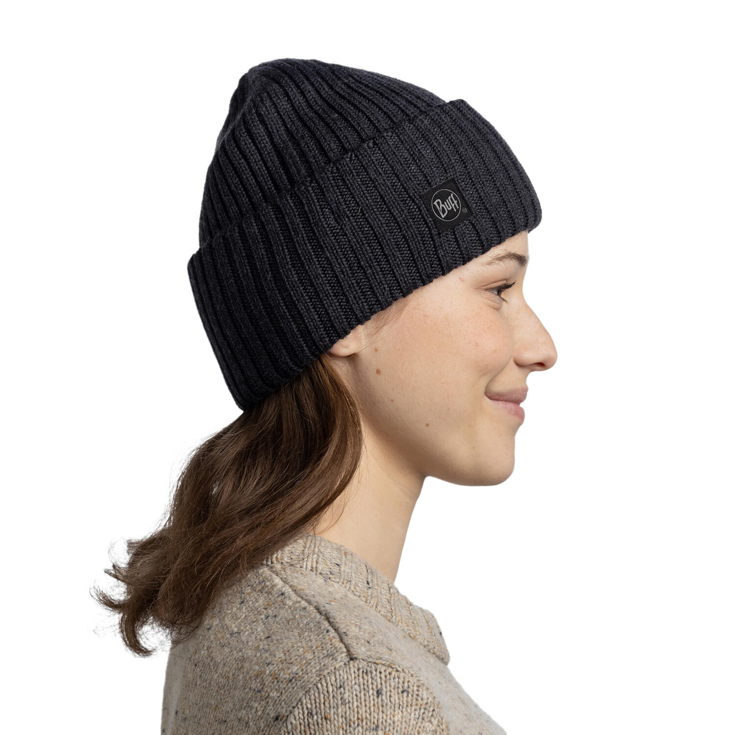 Gorro Knitted Unisex Buff Gris oscuro 6/7