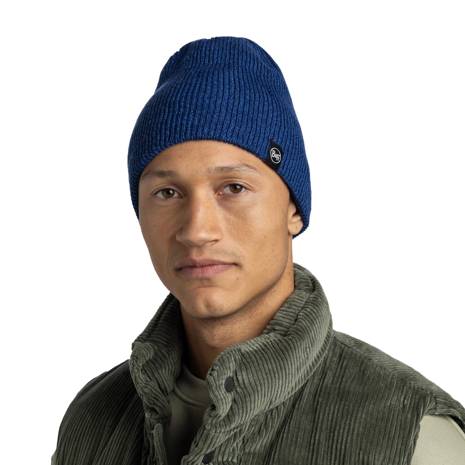 Gorro Knitted & Full Fleece Unisex Buff Azul oscuro ÚNICA 6/7