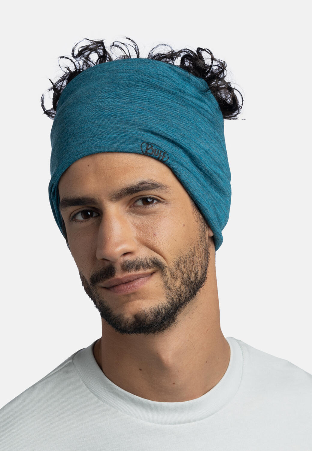 Braga de cuello BUFF Merino Lightweight Verde 6/7