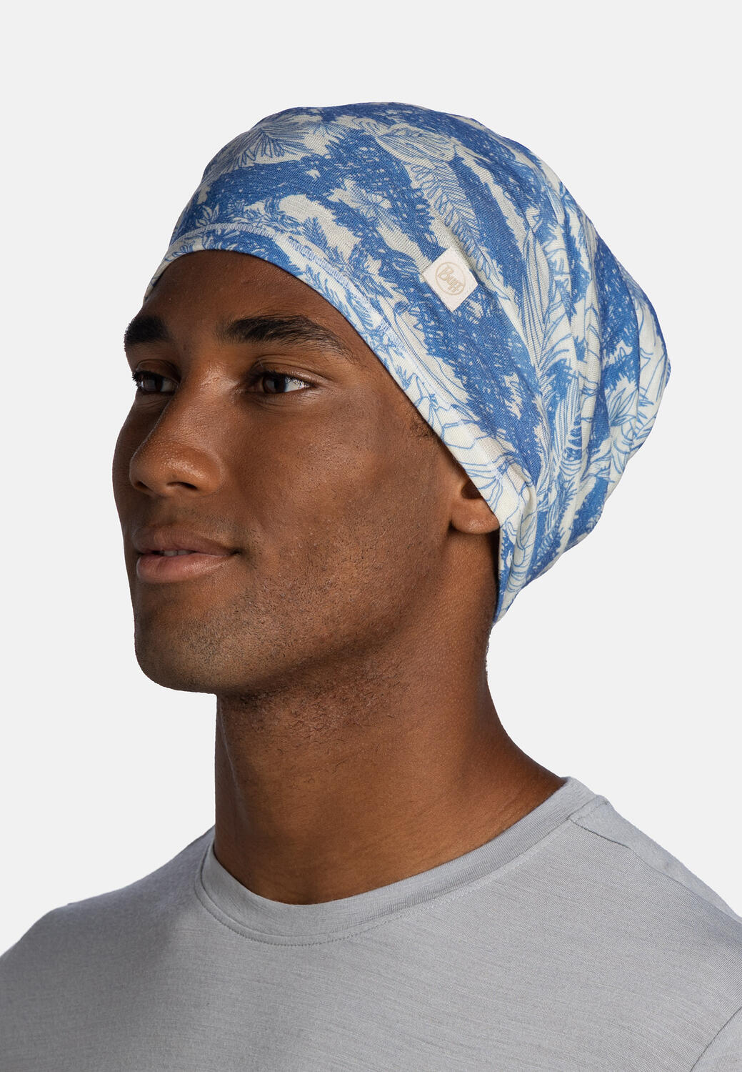 Merino Lightweight Prints Unisex Buff Azul 6/7