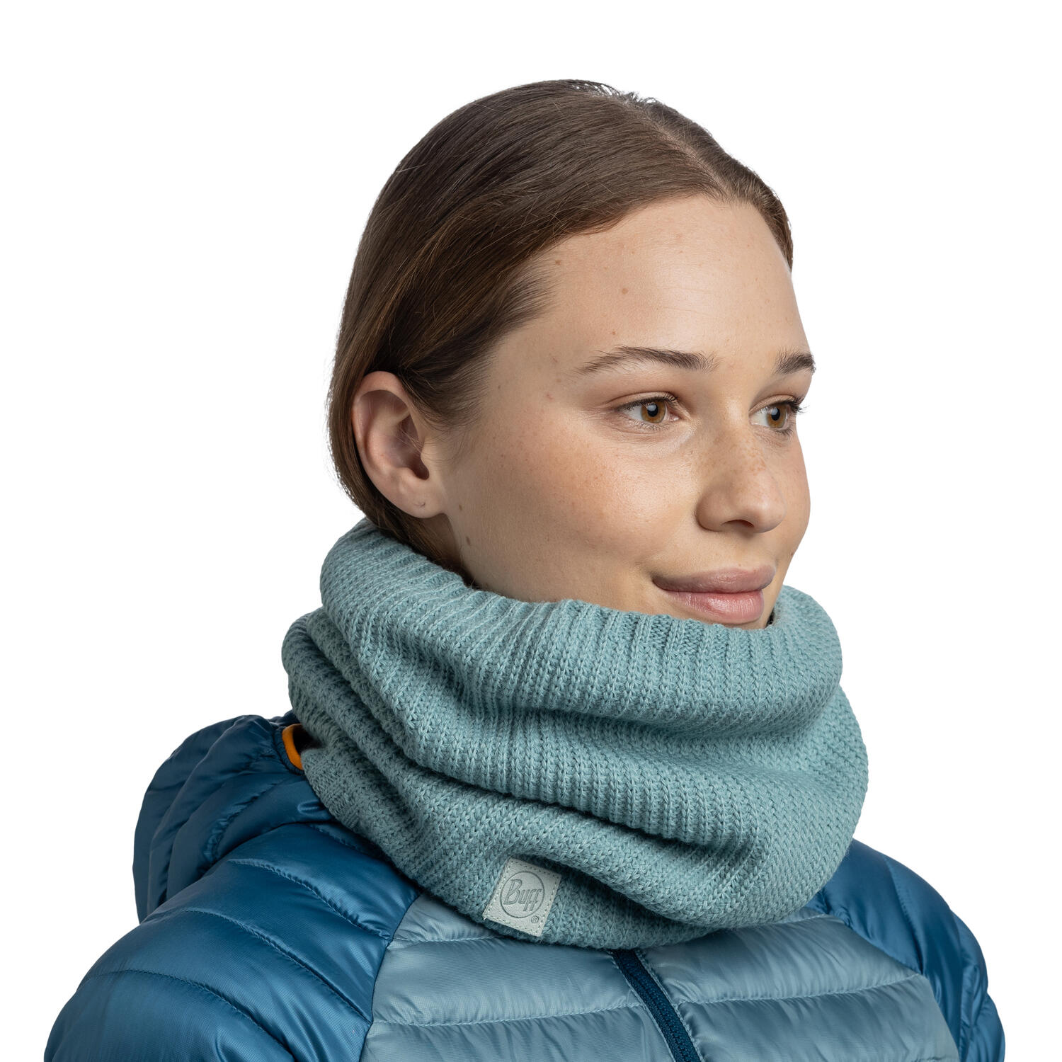 Braga de cuello Knitted & Fleece Unisex Buff Azul 4/5