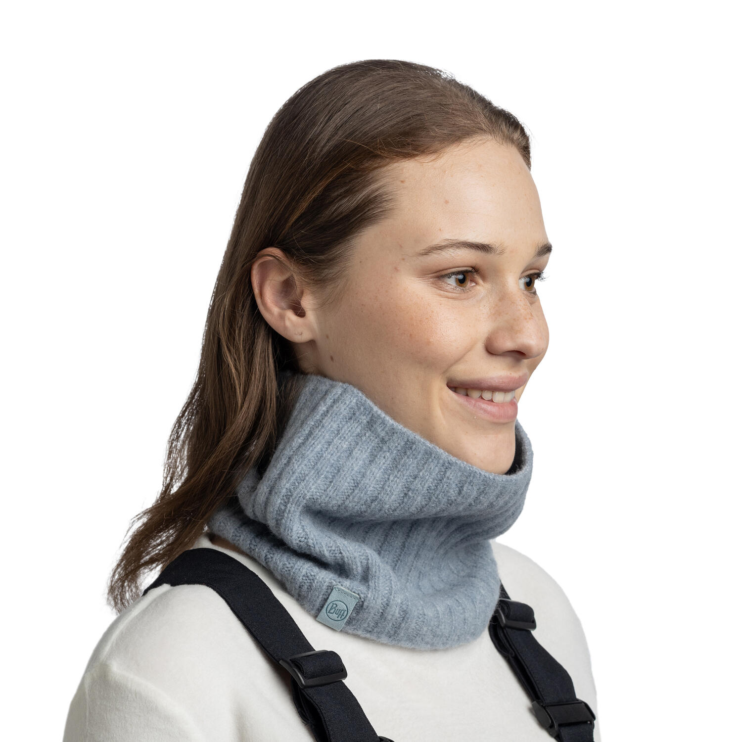 Cache-cou tricoté Unisex Buff Bleu TAILLE UNIQUE 6/7