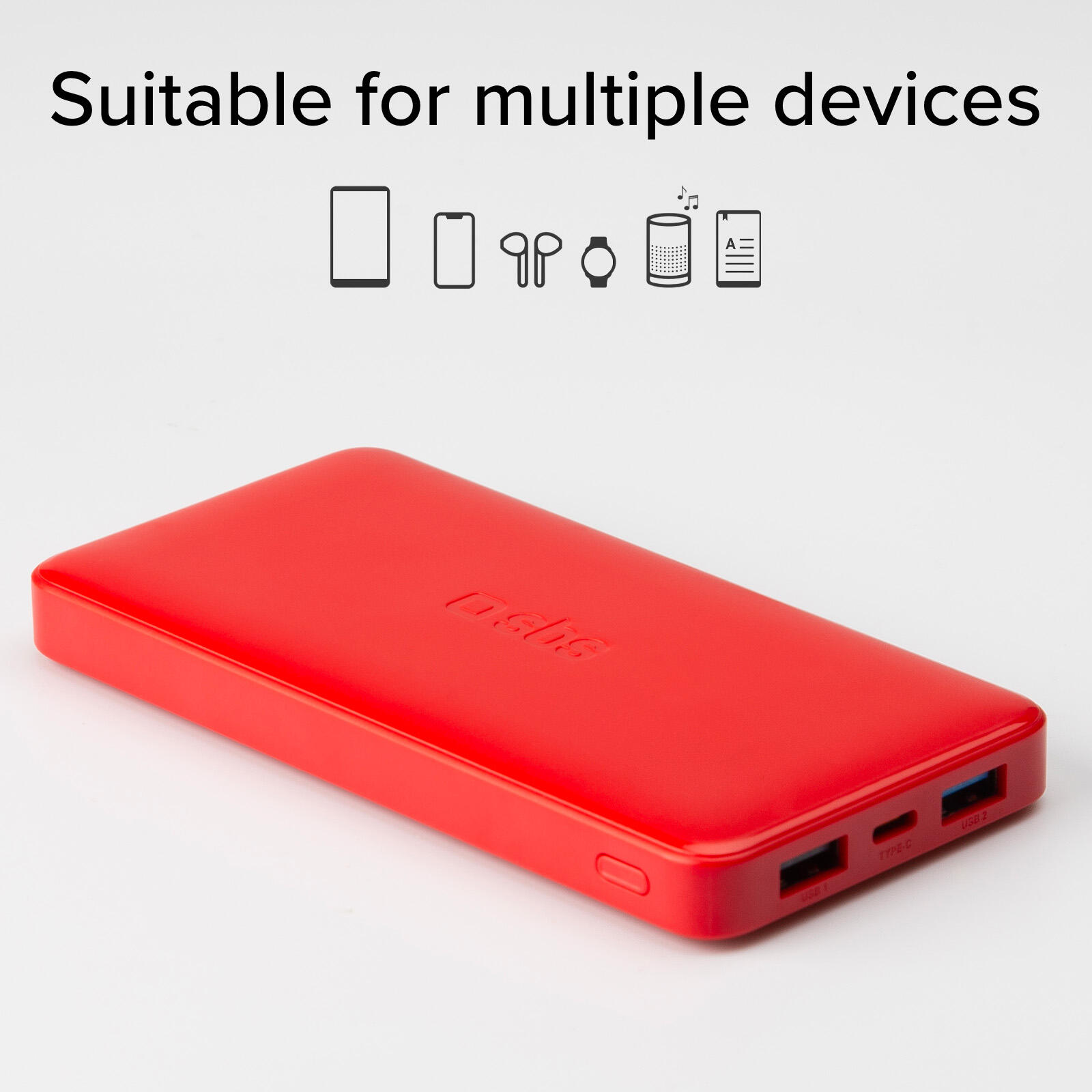 Power bank 10.000 mAh extra slim con porta USB 2.1A Intelligent Charge (IC) 2/7