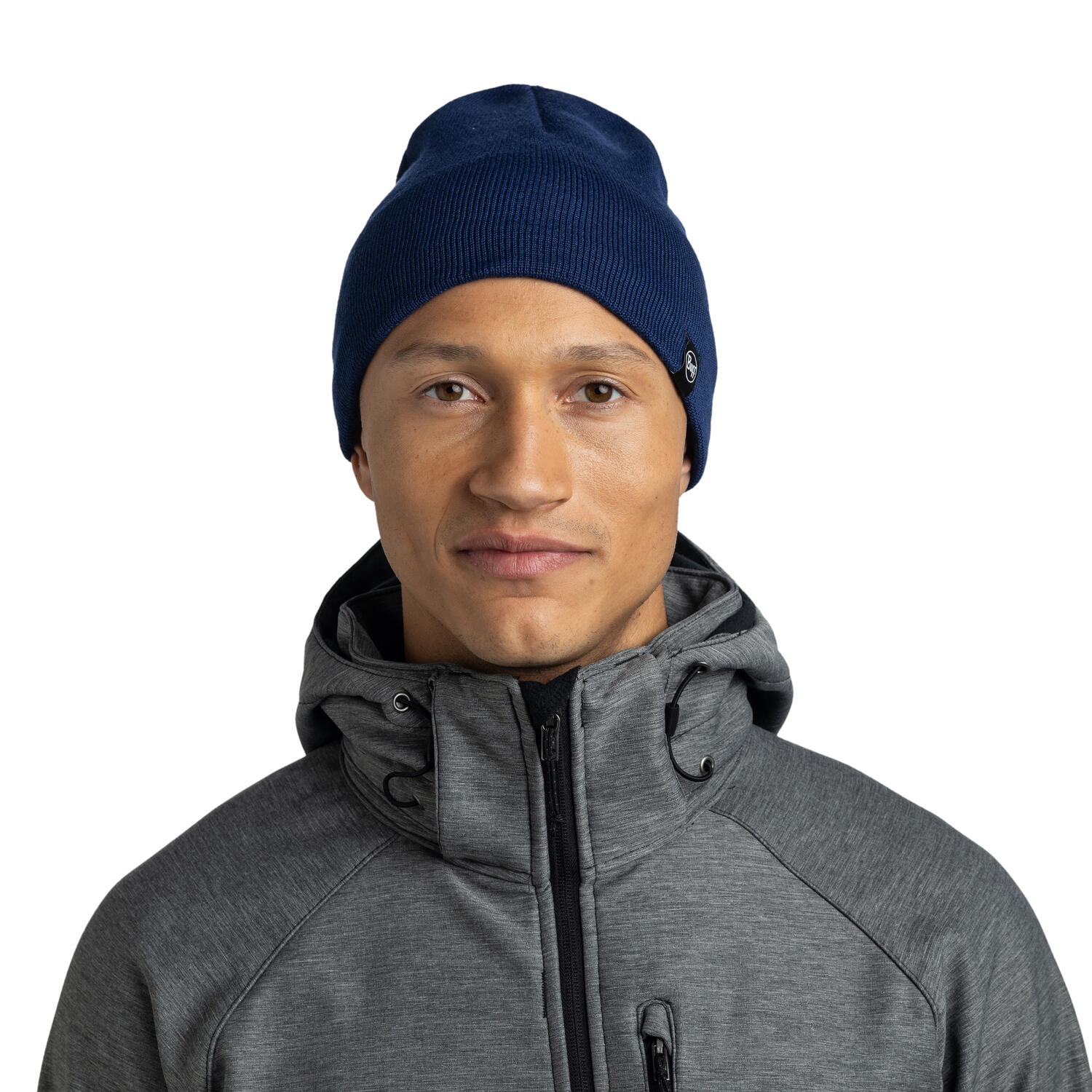 Gorro Knitted & Fleece Band Unisex Buff Azul oscuro 5/7
