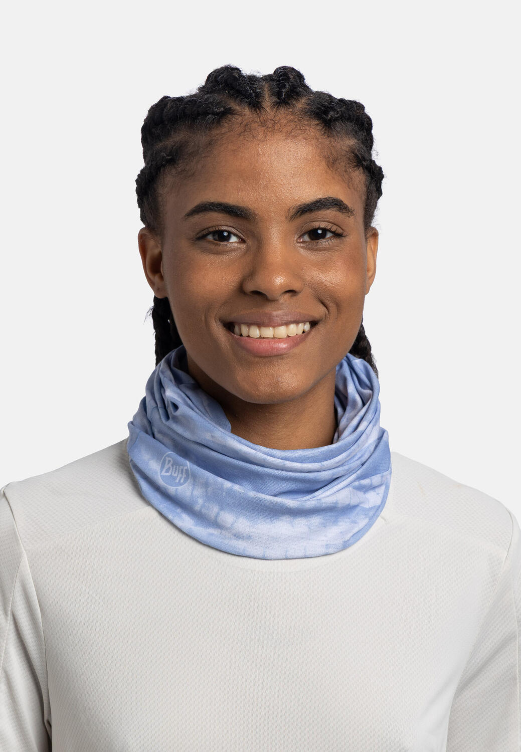 Braga de cuello CoolNet UV® Insect Shield Unisex Buff Azul 5/7