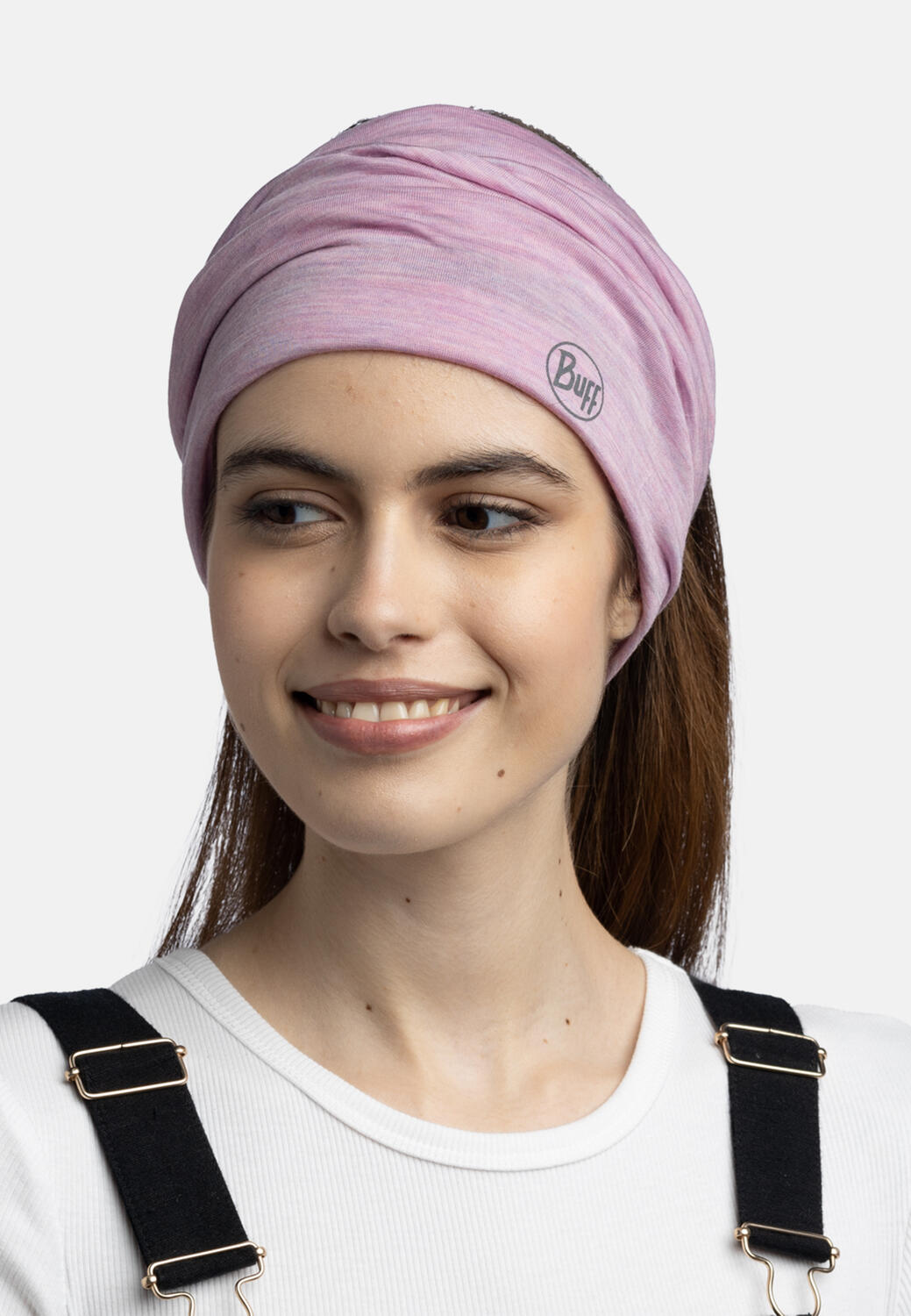 Braga de cuello Merino Lightweight Mujer Buff Rosa 5/5